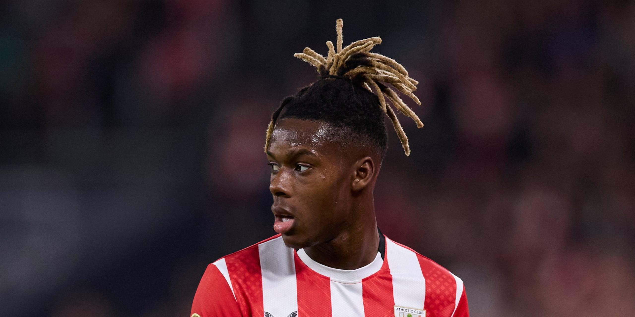 Nico Williams, durant un partit amb l'Athletic Club | Europa Press