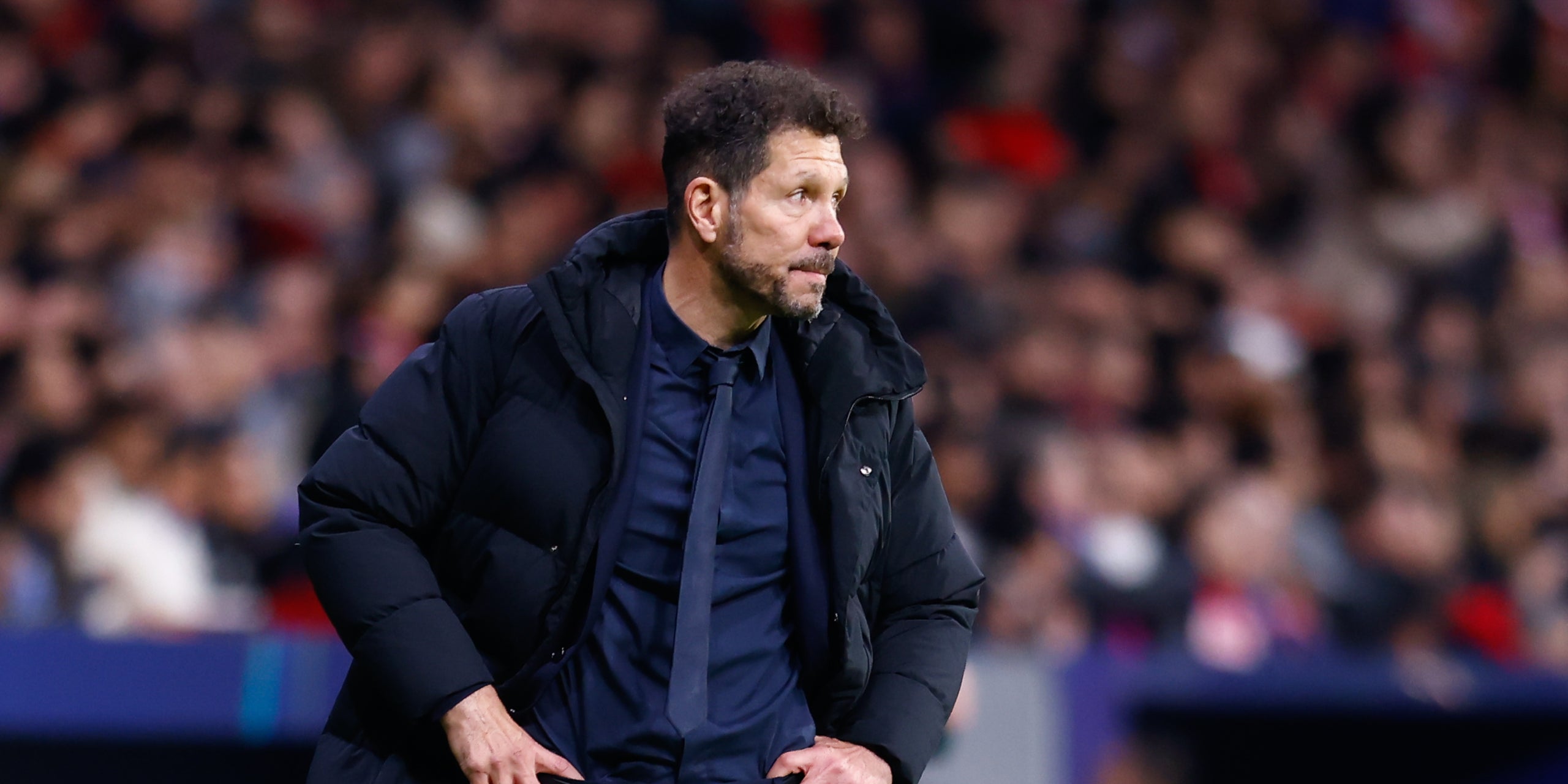 Simeone, durant l'Atlètic de Madrid-Reial Madrid de Champions | Europa Press
