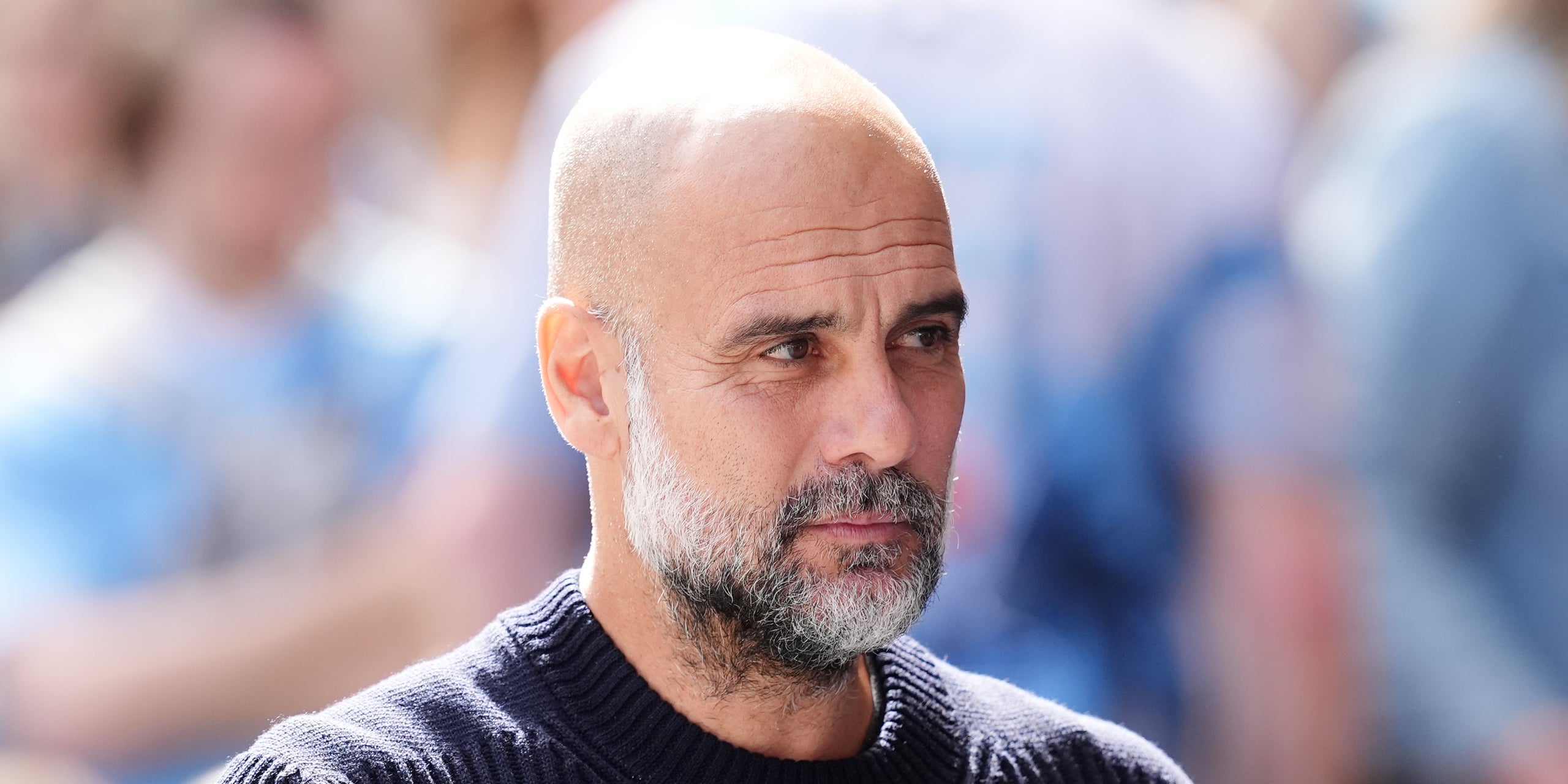 Pep Guardiola, durant un partit amb el Manchester City | Europa Press
