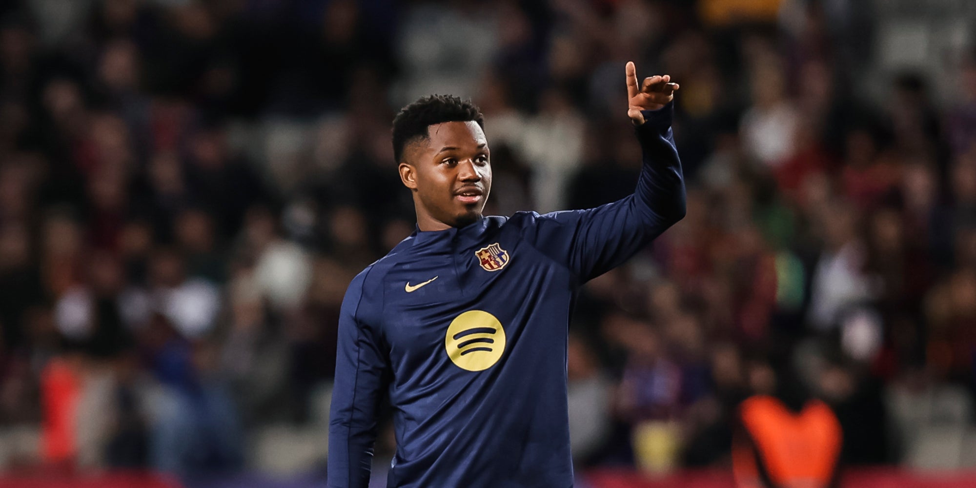 Ansu Fati, durant un partit amb el Barça | Europa Press