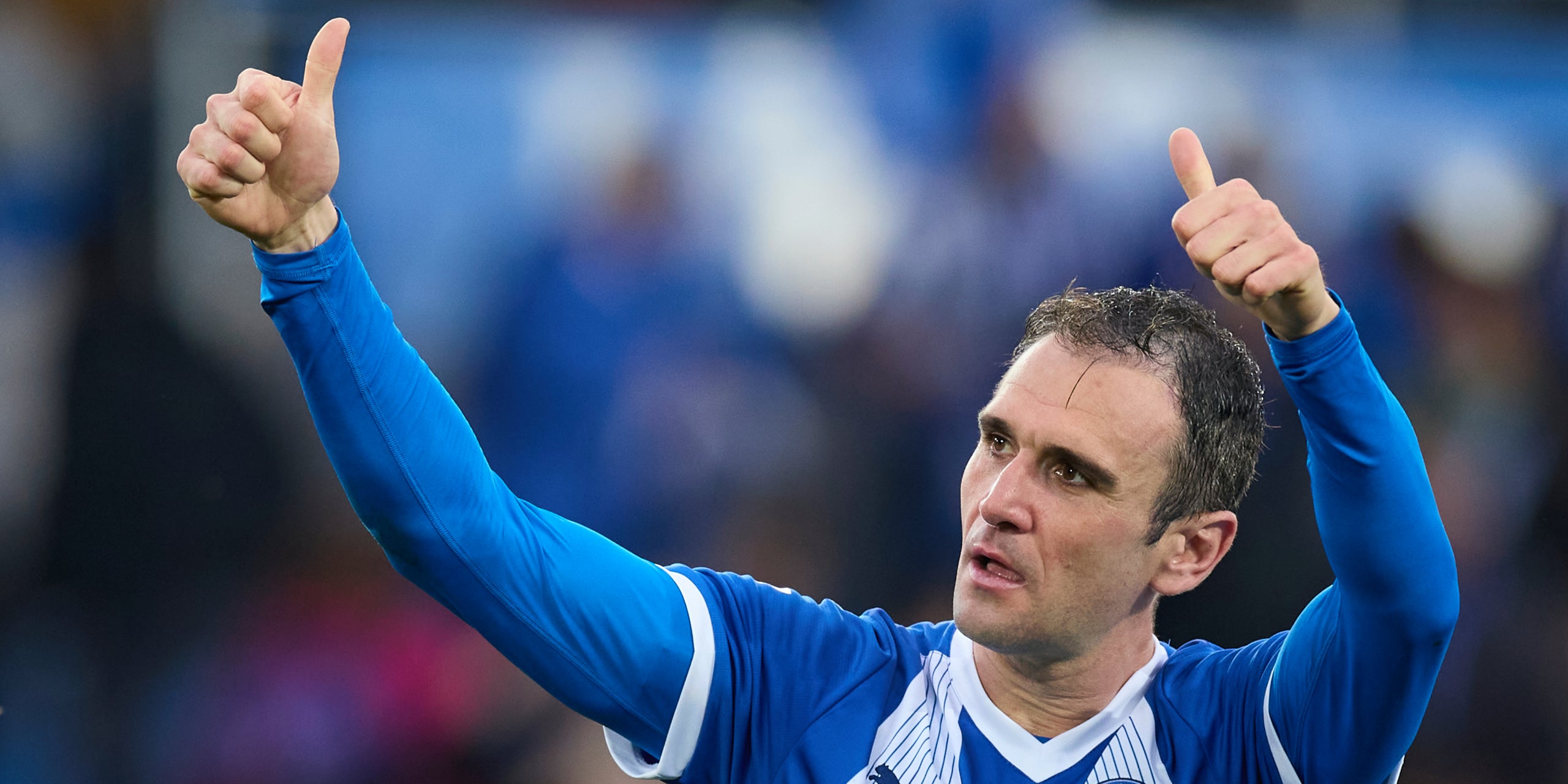 Kike García, durant un partit amb l'Alabès | Europa Press