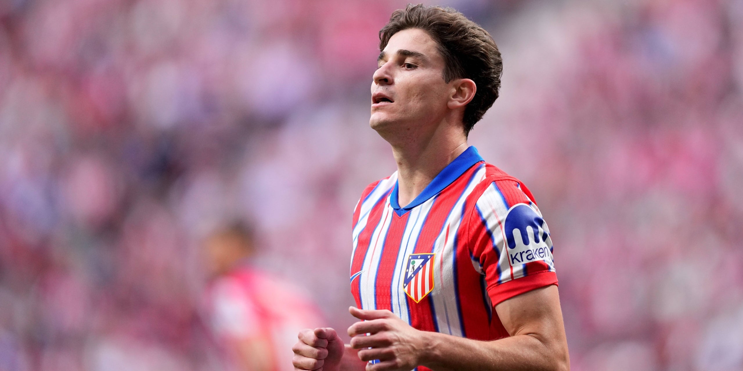 Julián Álvarez, durant un partit de l'Atlètic de Madrid | Europa Press