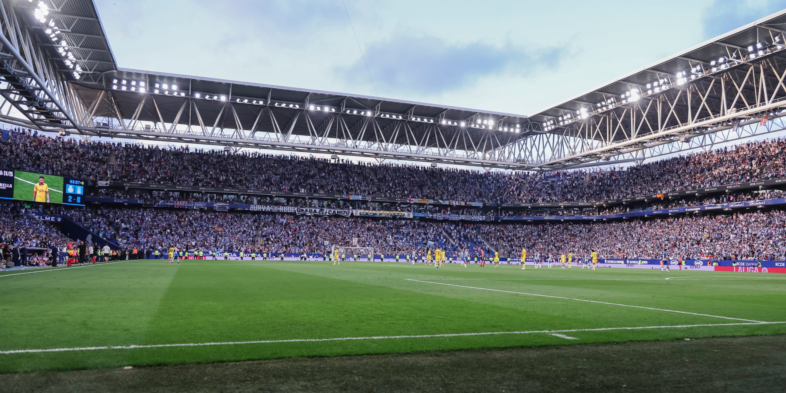 El RCDE Stadium, durante un partido del Espanyol | Europa Press