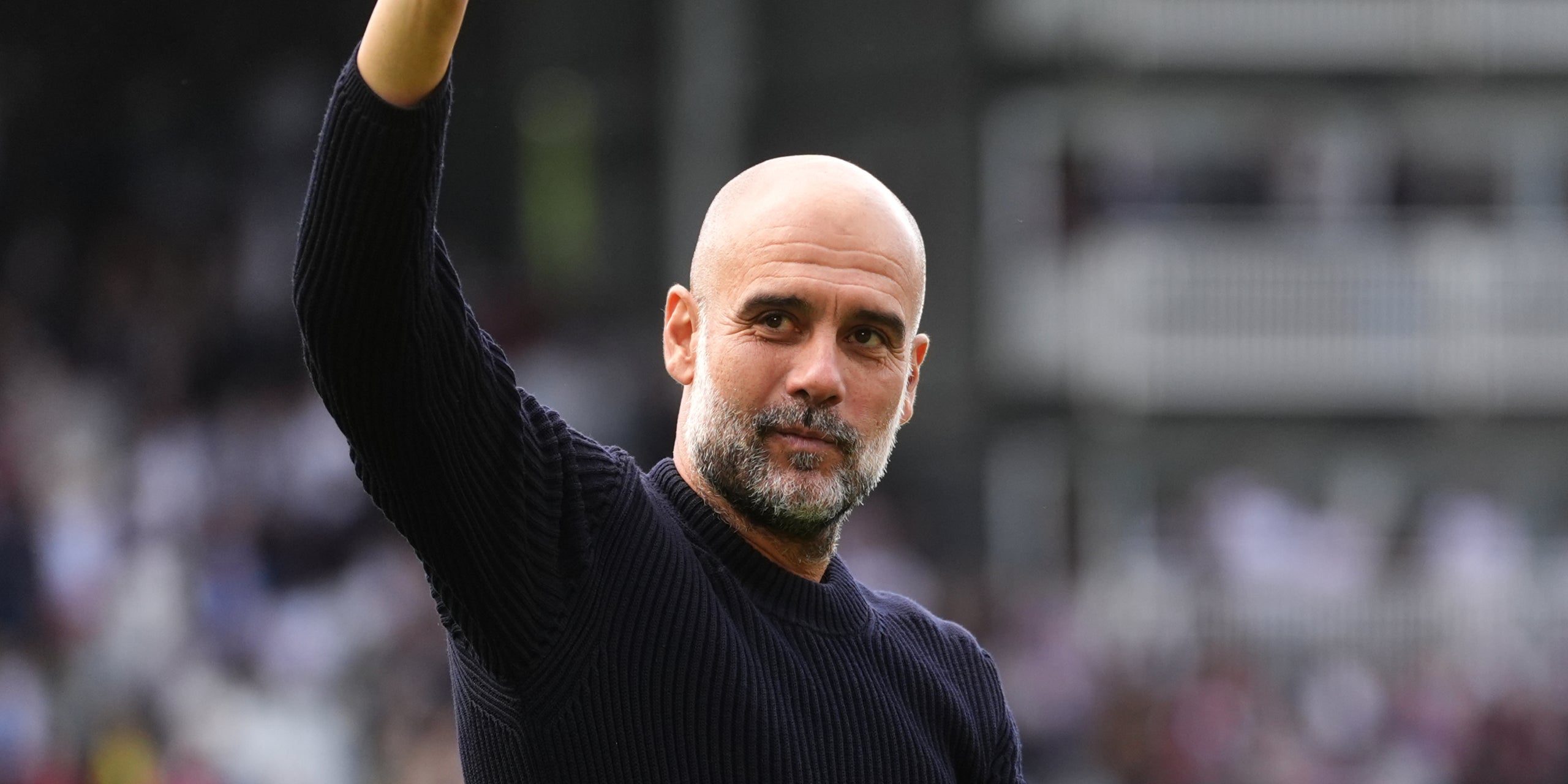 Pep Guardiola, durant un partit amb el Manchester City | Europa Press