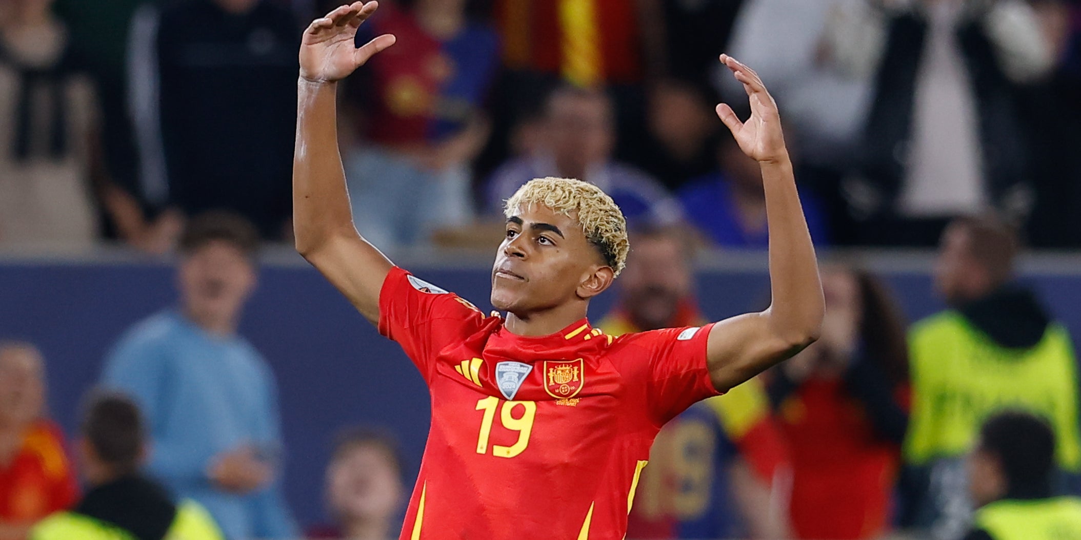 Lamine Yamal celebra un dels seus gols a la semifinal de la Nations League | Europa Press