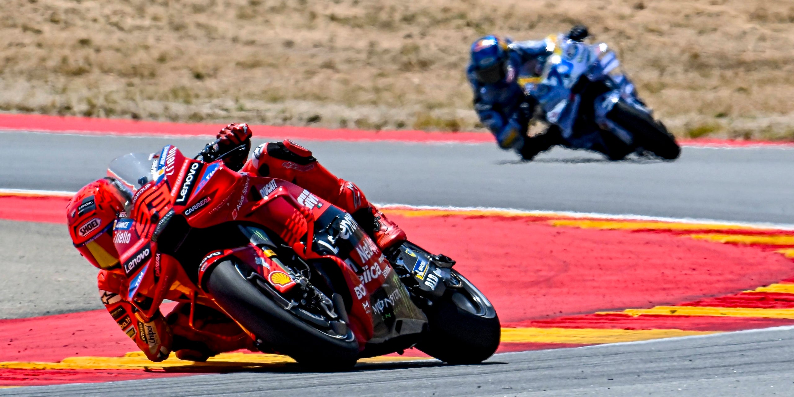Marc Márquez durant el Gran Premi d'Aragó | Europa Press