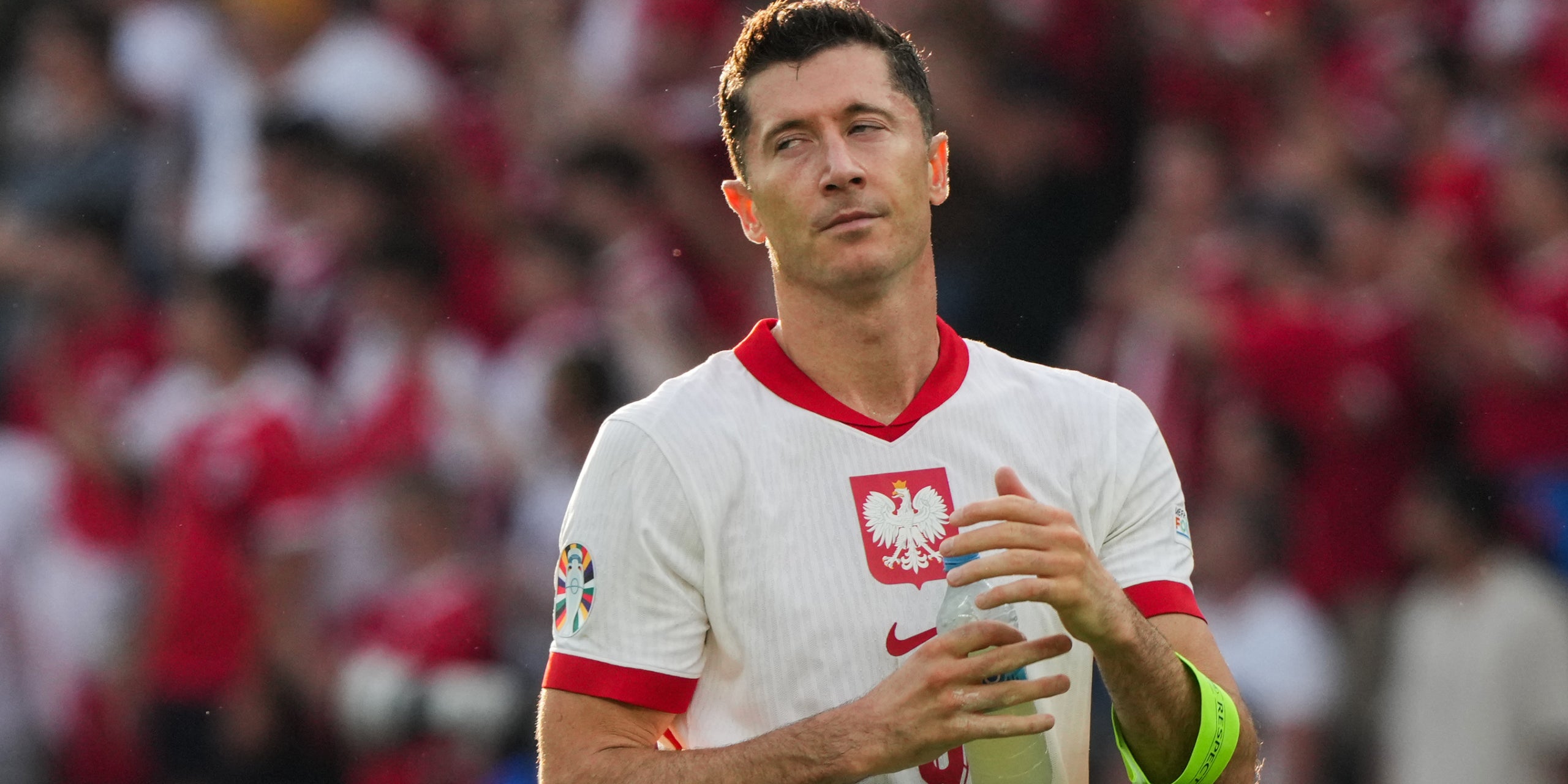 Robert Lewandowski, durant un partit amb la selecció de Polònia | Europa Press