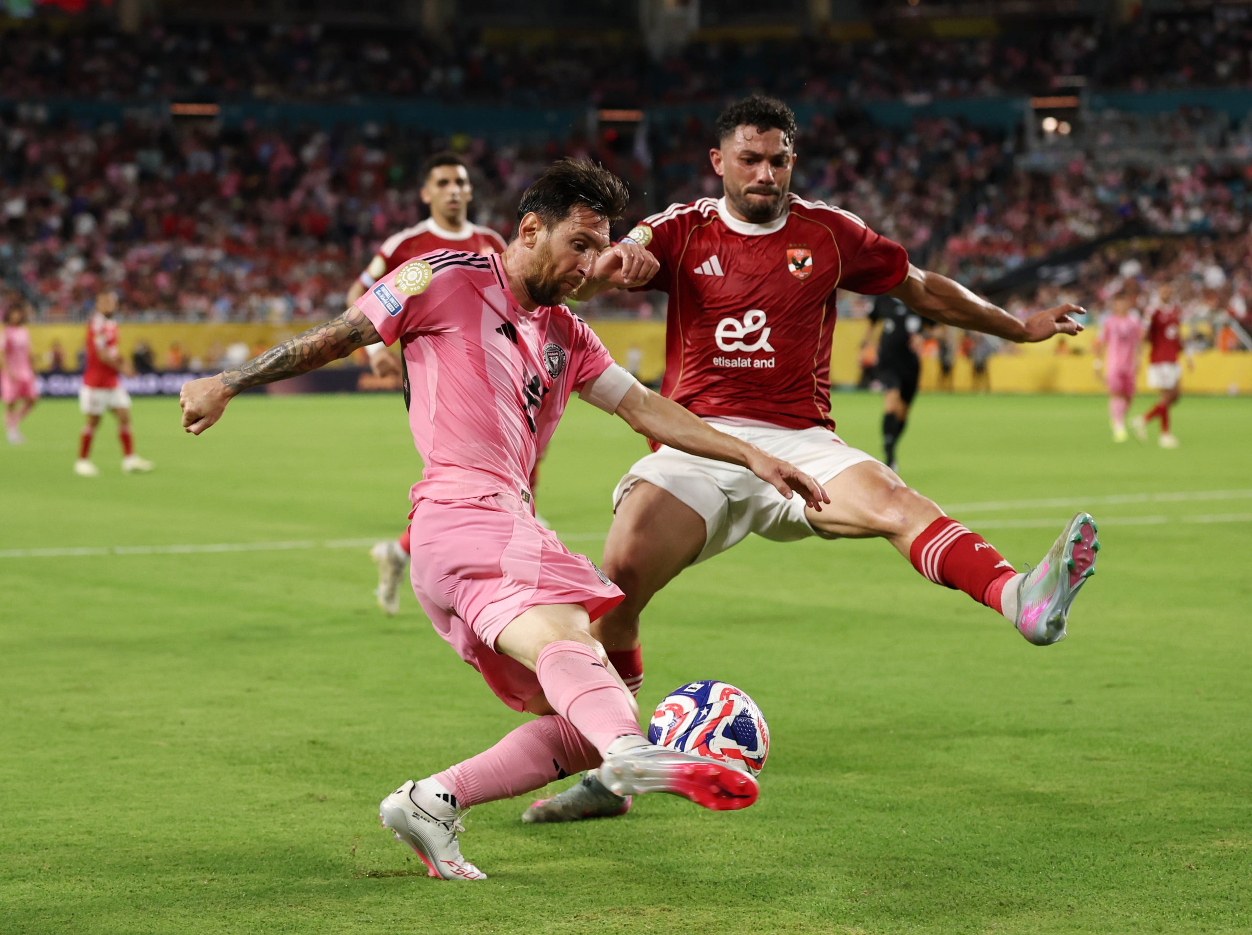 Leo Messi, durant el primer partit del Mundial de Clubs | Europa Press