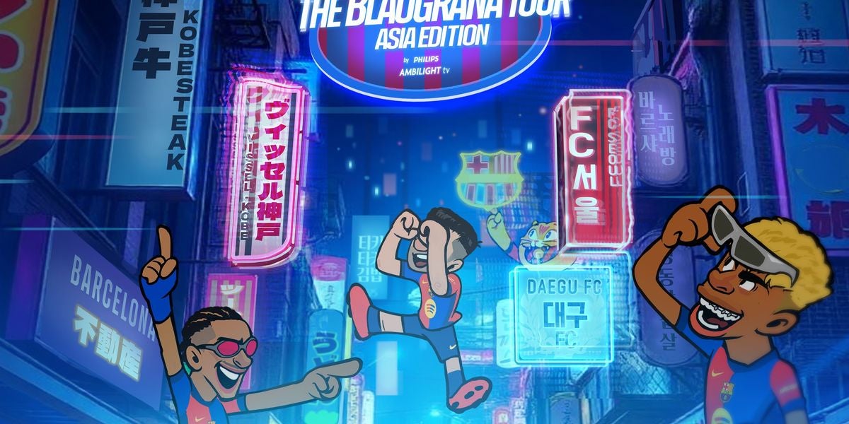 El cartel promocional de la gira asiática del Barça | FC Barcelona