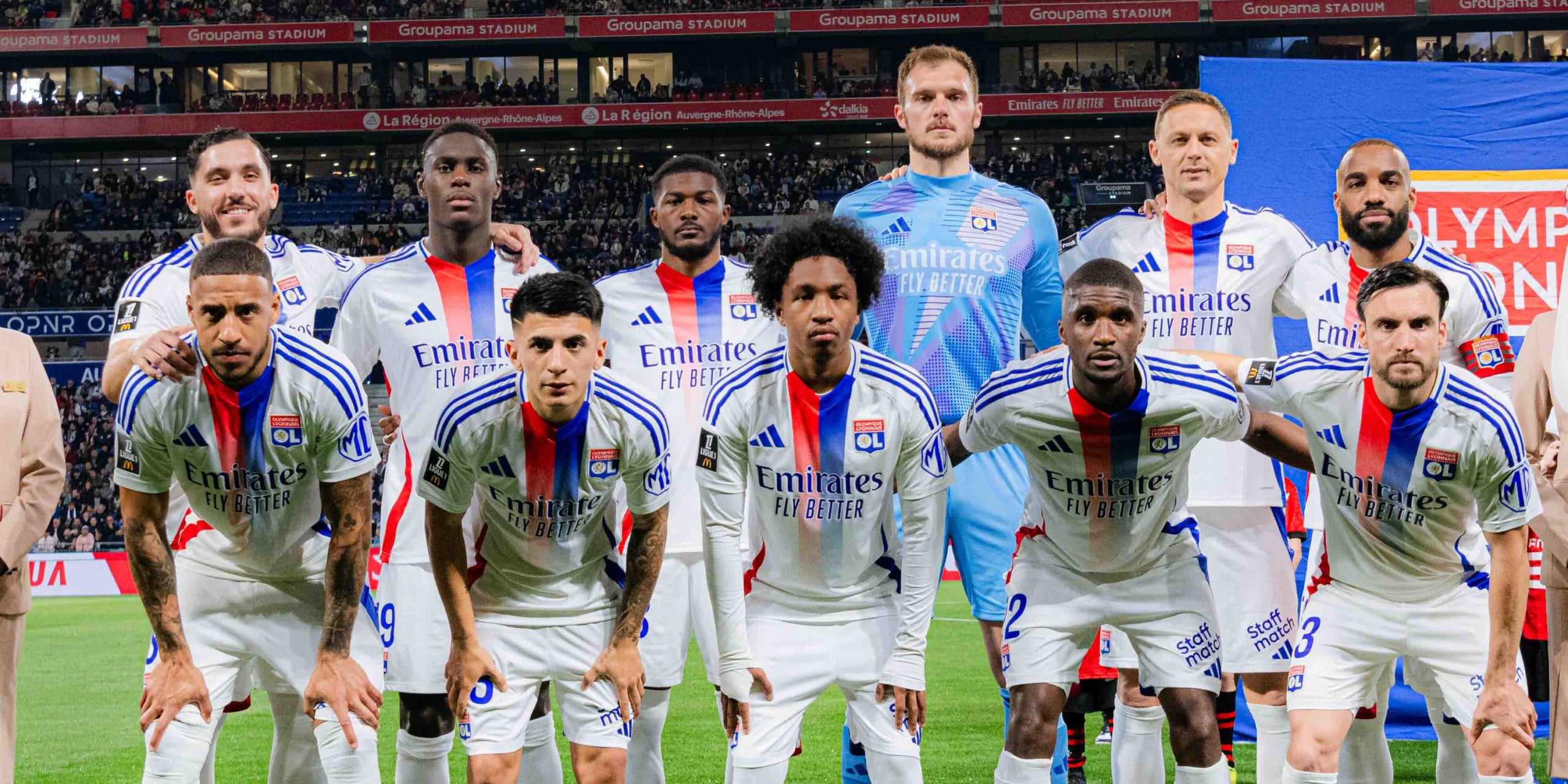 L'onze titular de l'Olympique de Lió en un partit | OL
