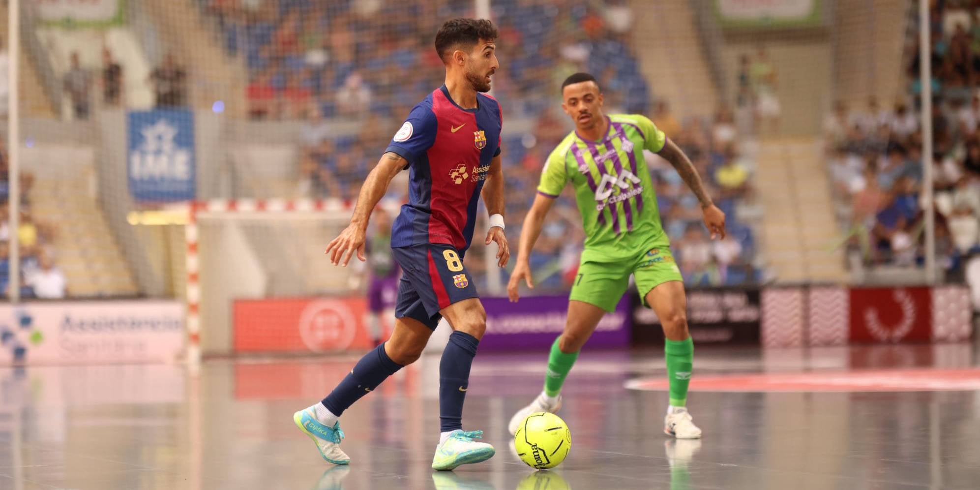 Adolfo, jugador del Barça de Futbol Sala, durant el partit contra Palma Futsal | FC Barcelona