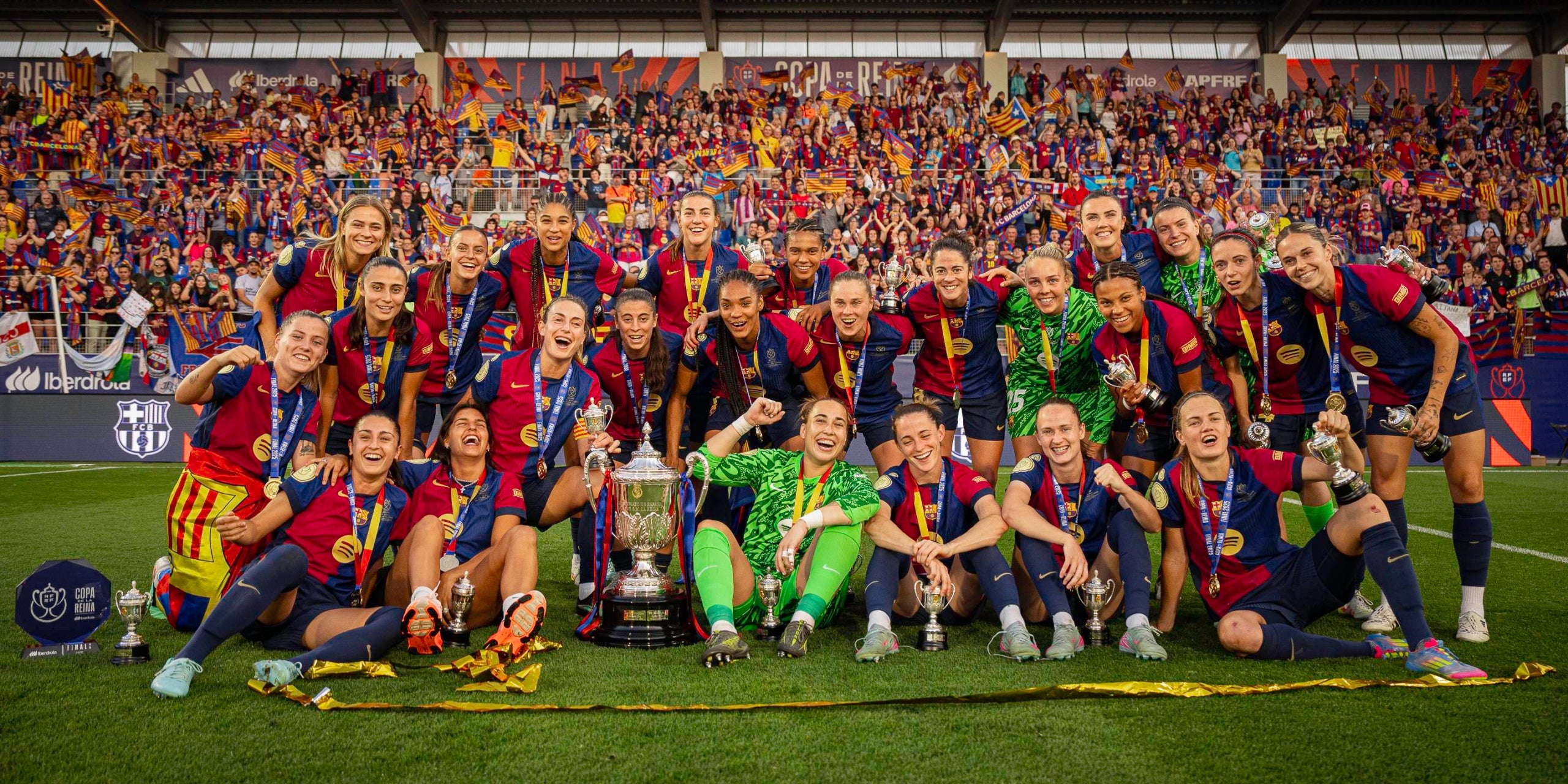 Les jugadores del Barça celebren el títol de Copa | FC Barcelona