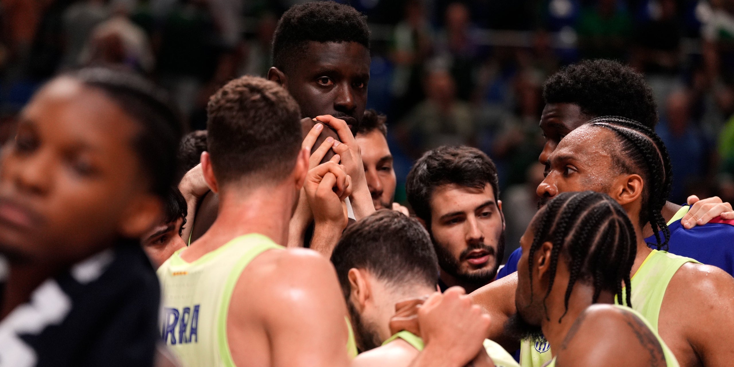 Els jugadors del Barça, durant el partit contra l'Unicaja | FC Barcelona