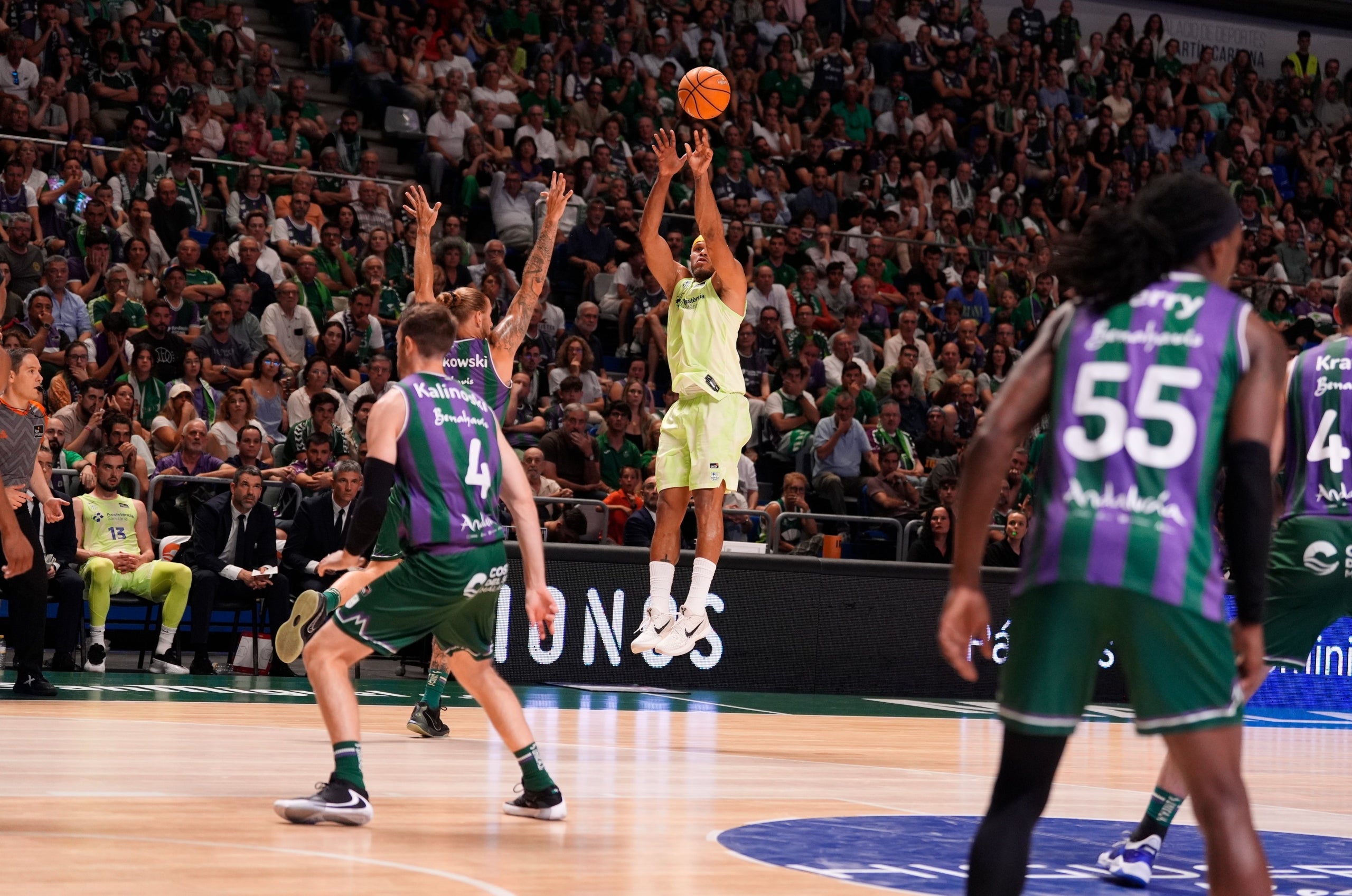 Justin Anderson, durant l'Unicaja-Barça | FC Barcelona
