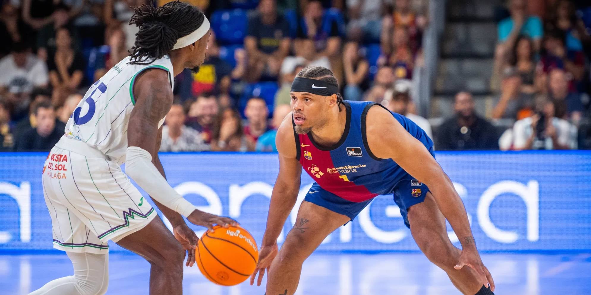 Justin Anderson durante el Barça-Unicaja, partido del play-off de Liga disputado en el Palau Blaugrana | FC Barcelona