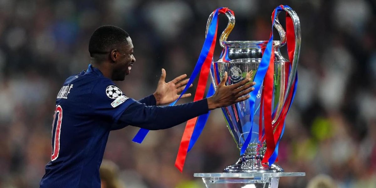 Ousmane Dembélé, amb la Champions | @o.dembele7
