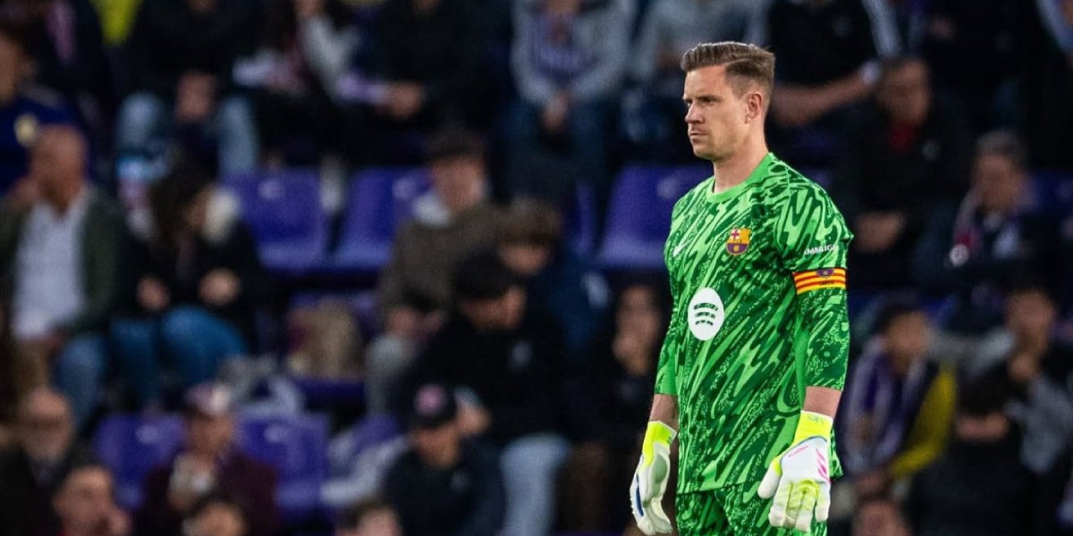 Ter Stegen durant partit amb el Barça |@mterstegen1