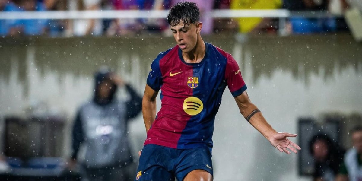 Marc Bernal, durant un partit amb el Barça la temporada 2024/25 | @marcbernal_
