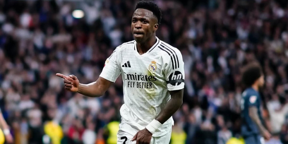 Vinicius Jr. durante un partido con el Real Madrid |@vinijr