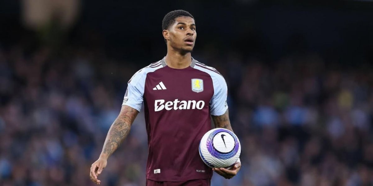 Marcus Rashford durant un partit amb l'Aston Villa | @marcusrashford