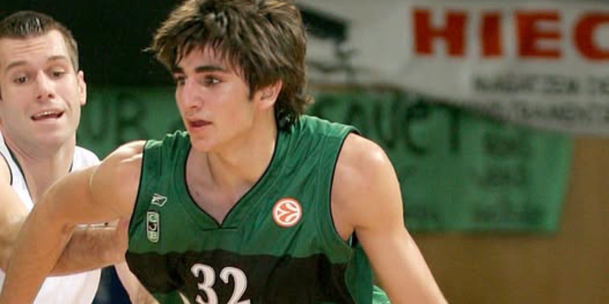 Ricky Rubio, durant un partit amb la Penya | Club Joventut Badalona