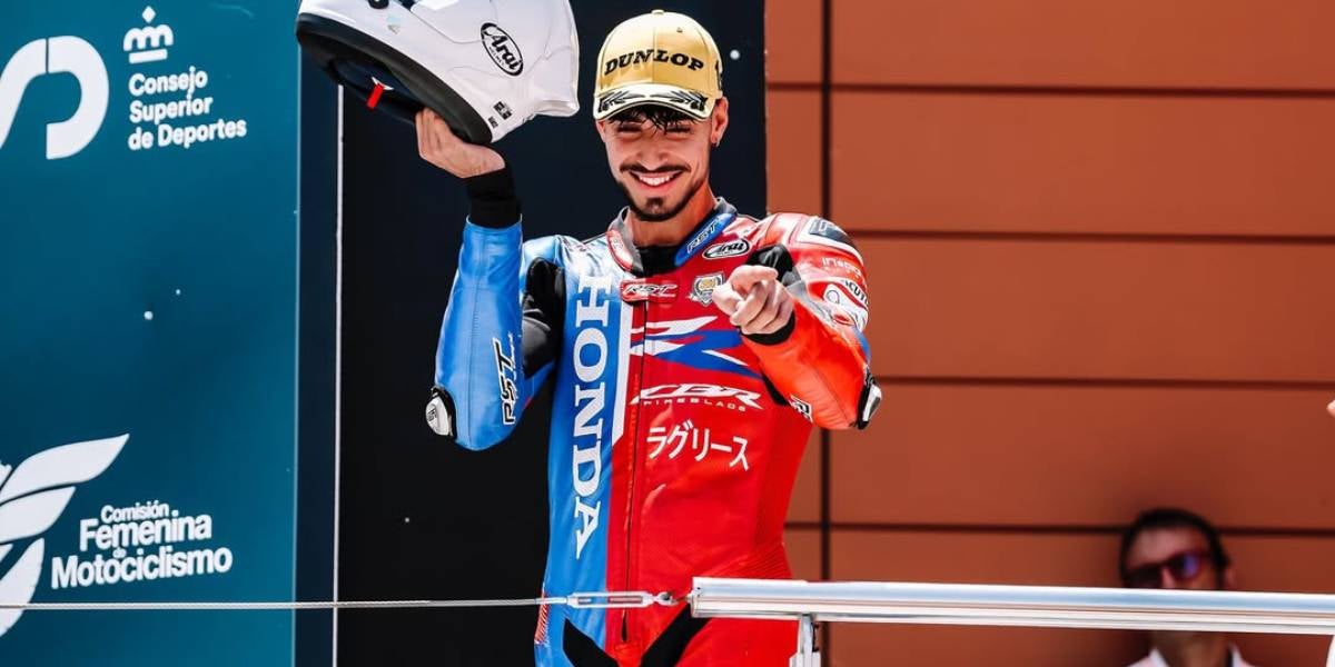 Borja Gómez, celebrando una victoria | @borjagomez_12