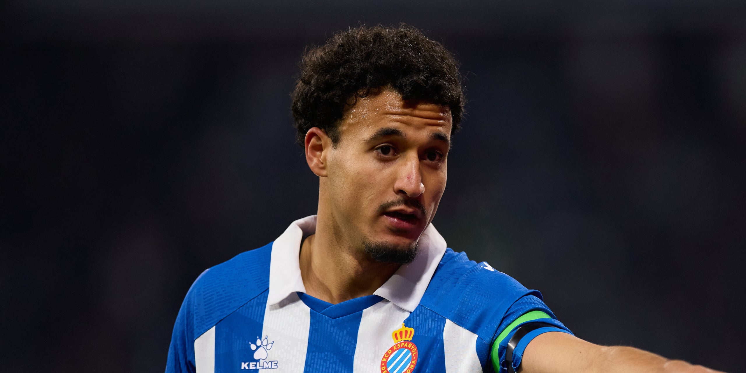 Omar El Hilali, durante un partido con el Espanyol | Europa Press