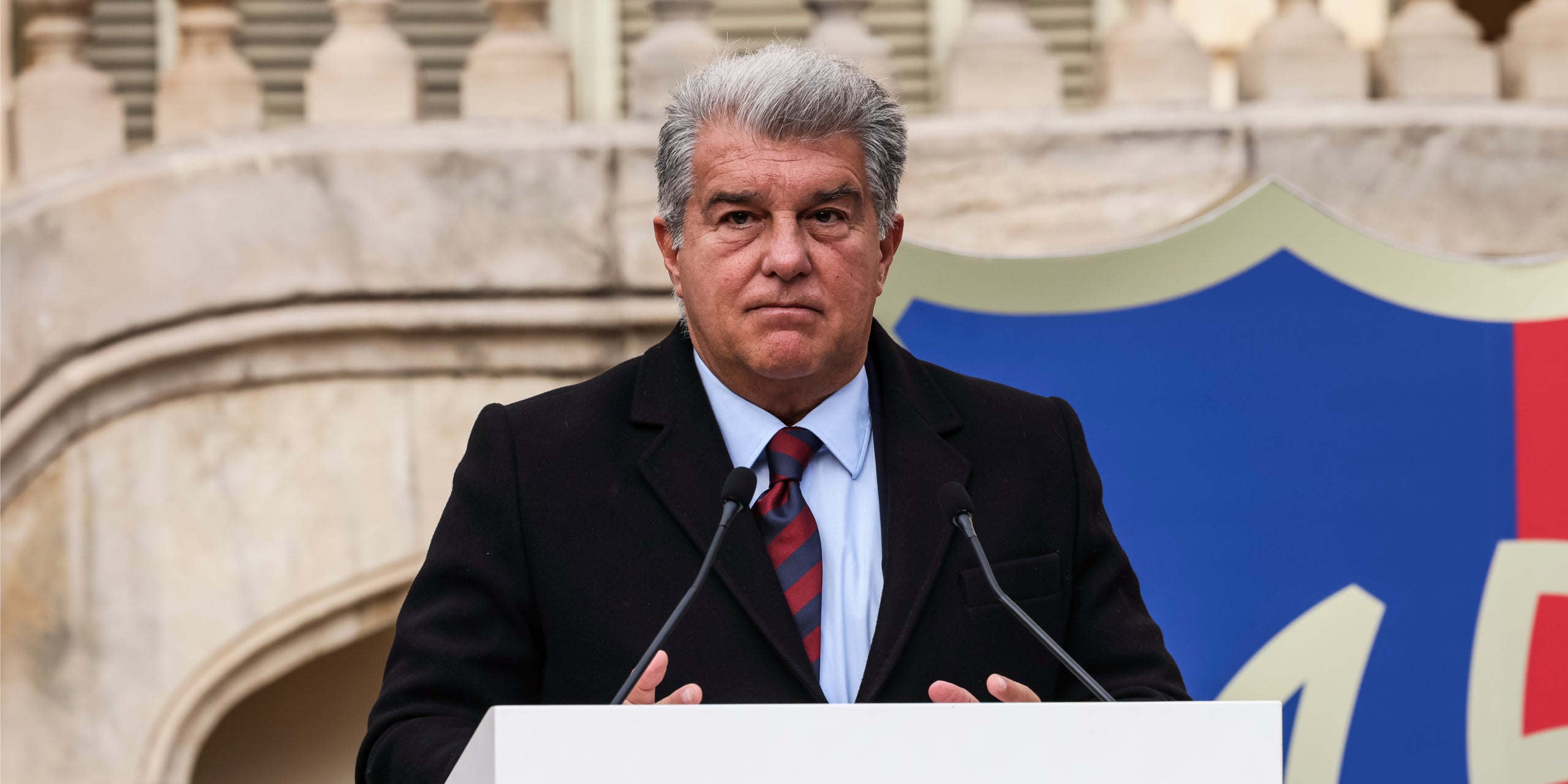 El president del Futbol Club Barcelona, Joan Laporta, parlant durant un acte | Europa Press