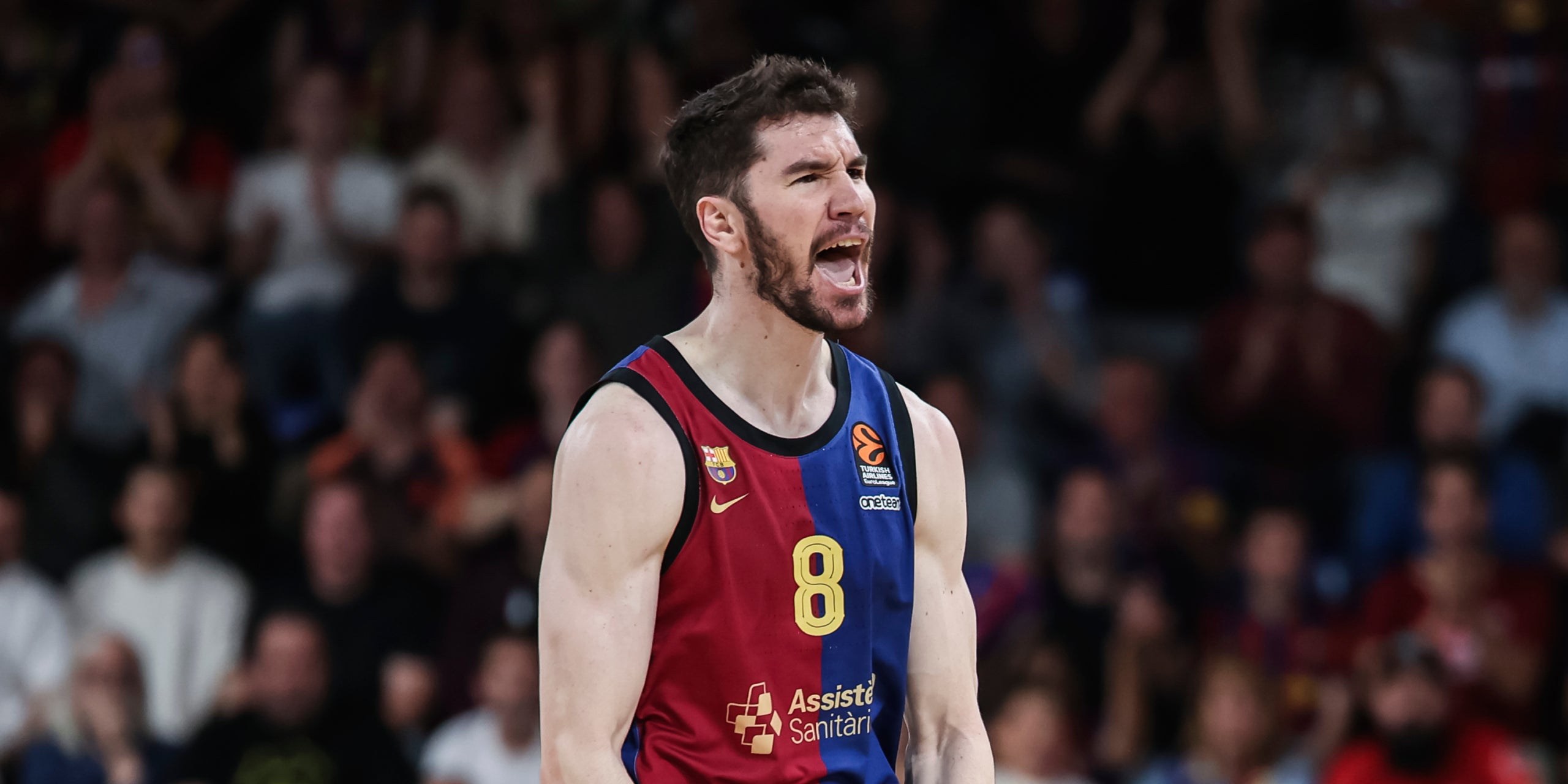 Darío Brizuela, durant un partit amb el Barça | Europa Press