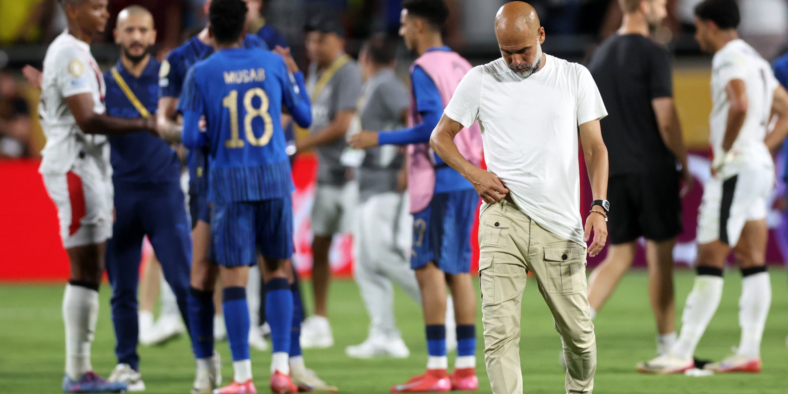 Pep Guardiola, després de caure contra l'Al-Hilal | Europa Press