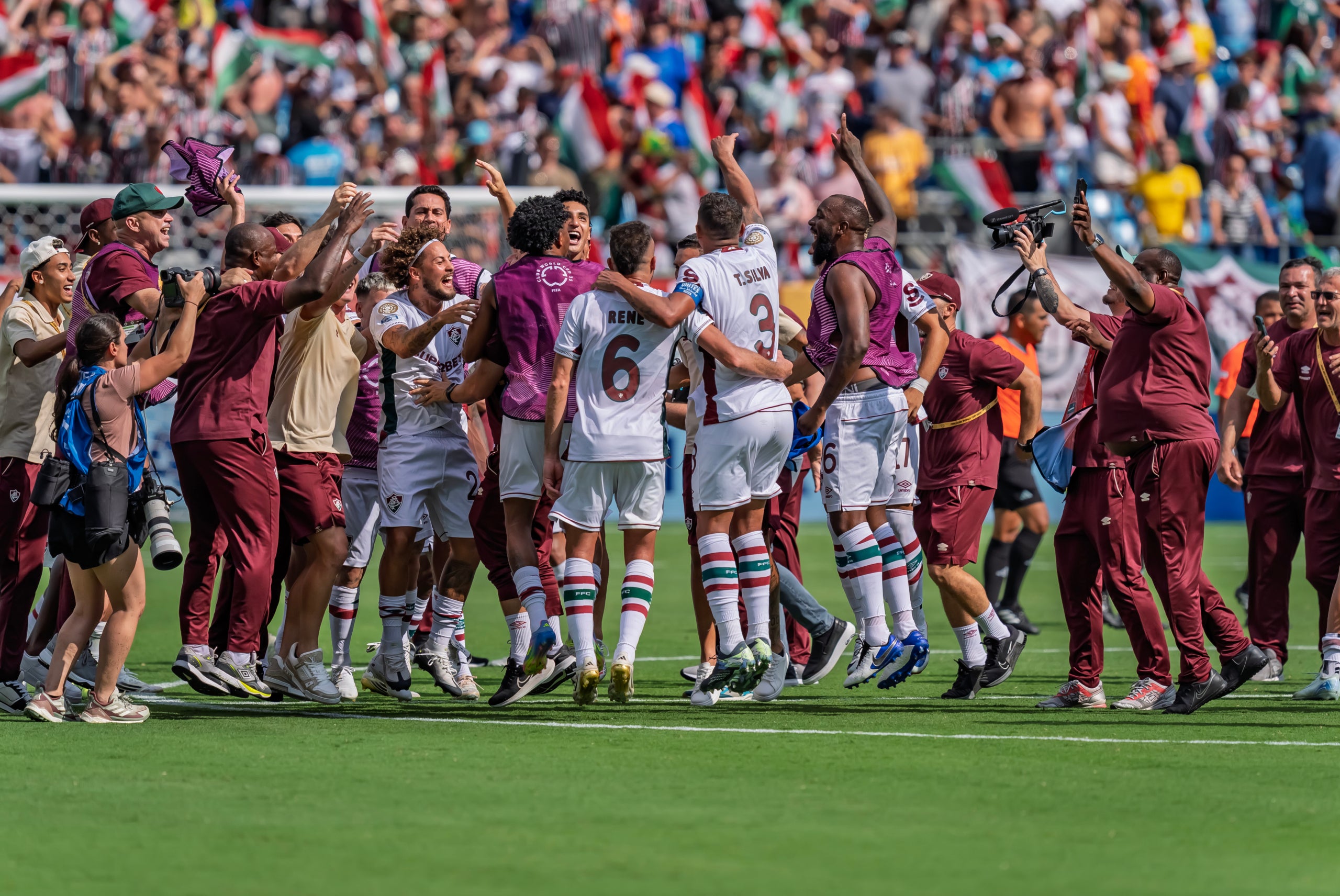 Els jugadors del Fluminense celebren la victòria contra l'Inter de Milà | Europa Press