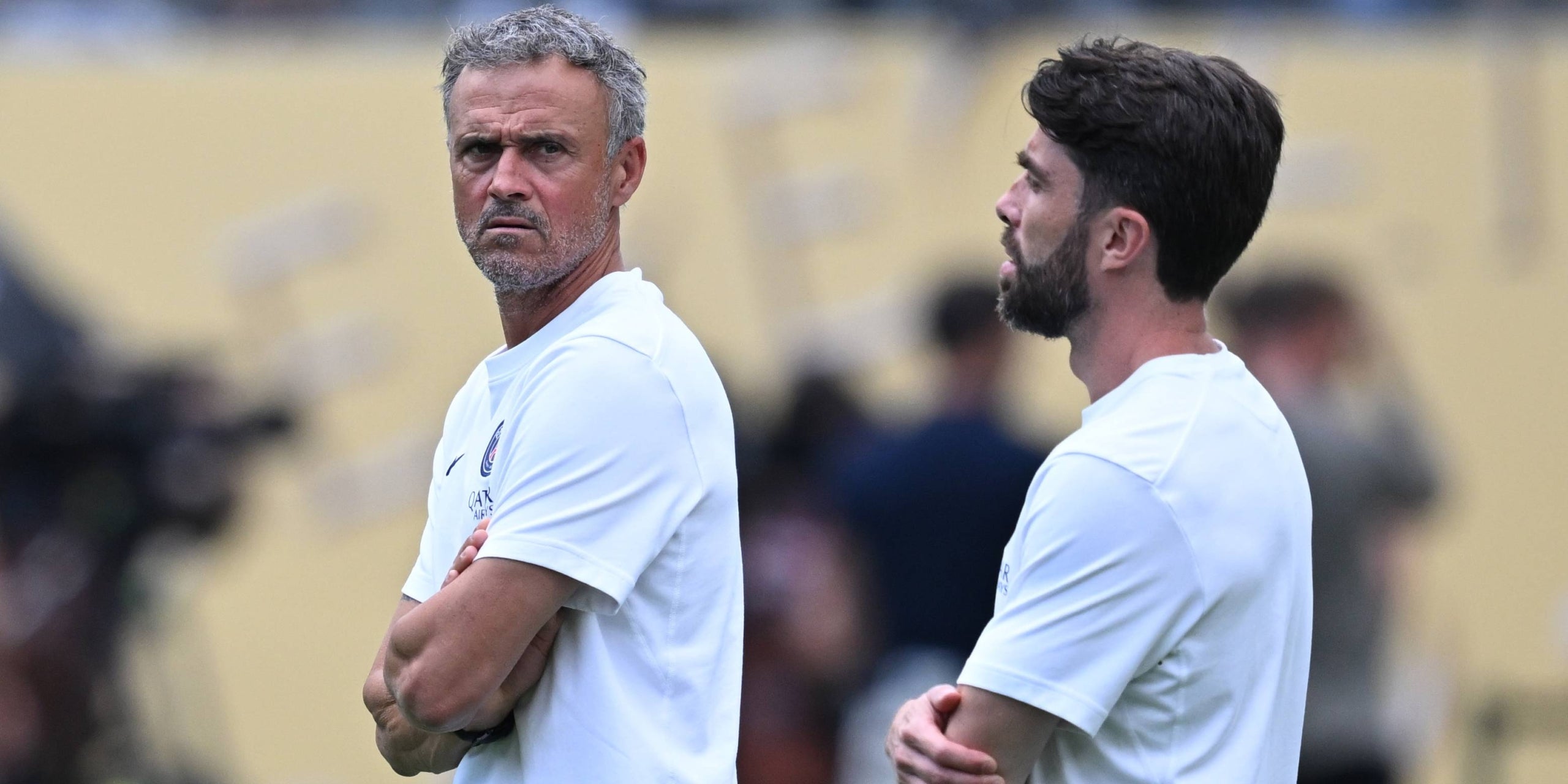 Luis Enrique, durant el PSG-Madrid | Europa Press