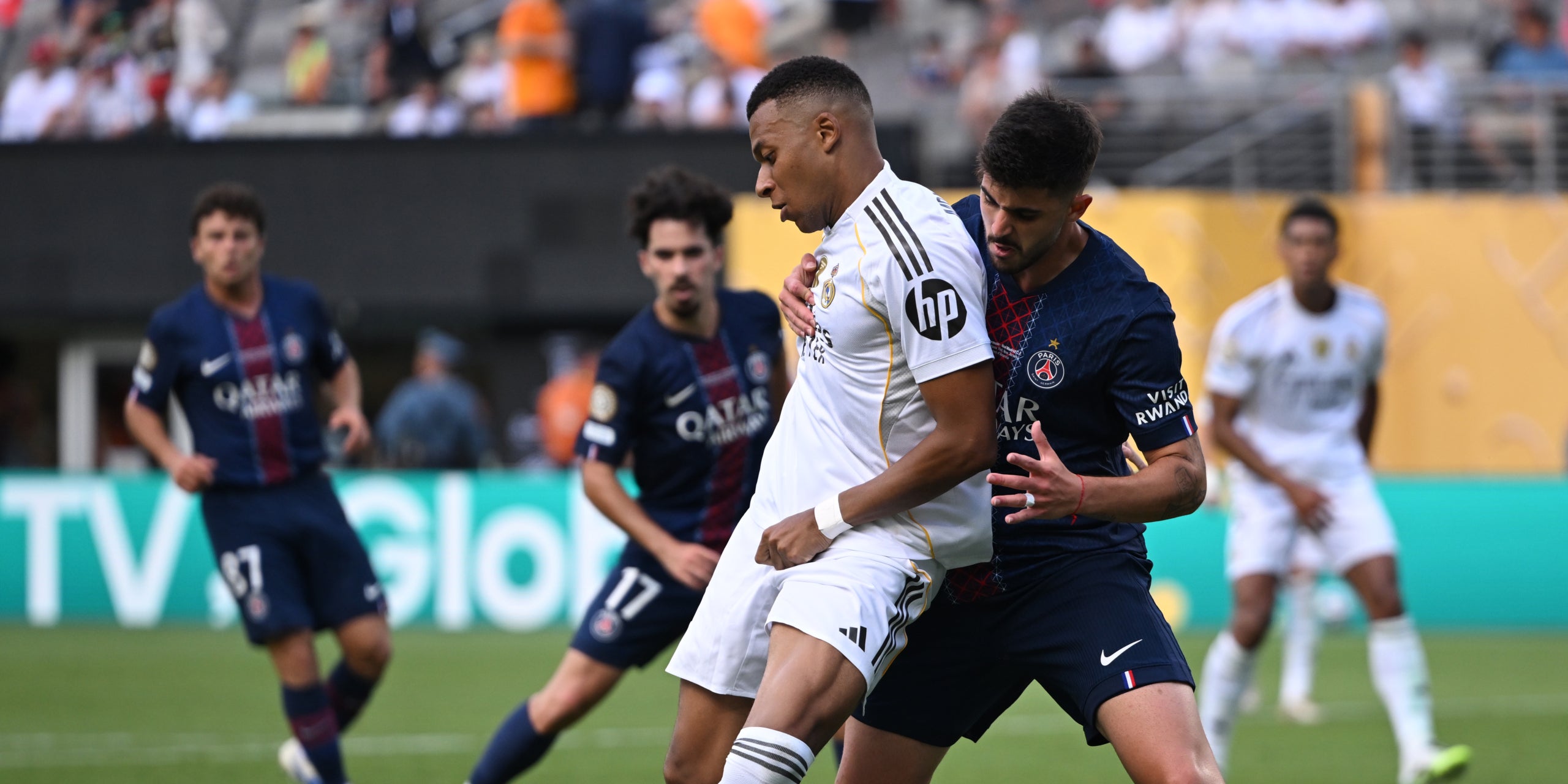 Kylian Mbappé, durant el PSG-Madrid del Mundial de Clubs | Europa Press