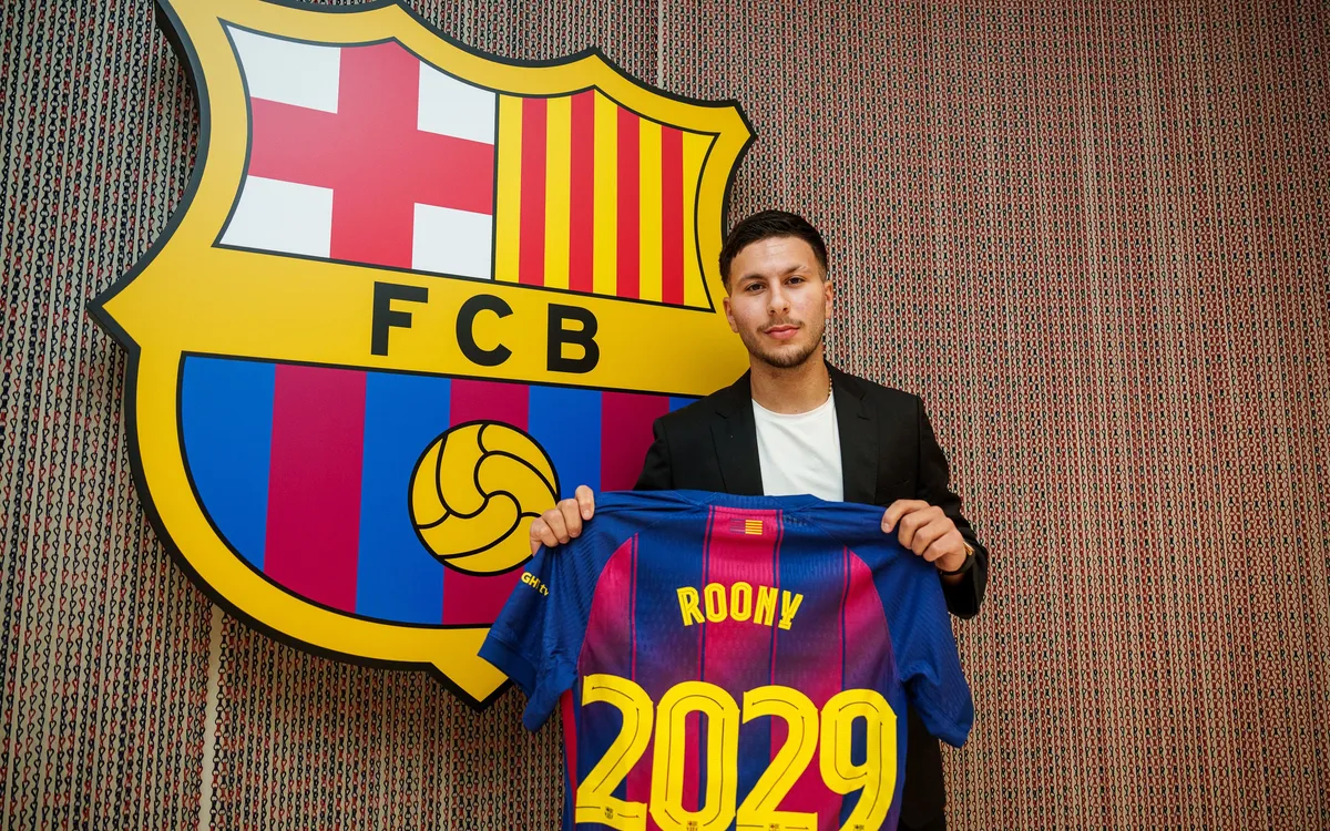 Roony Bardghji, amb la samarreta del Barça | FC Barcelona