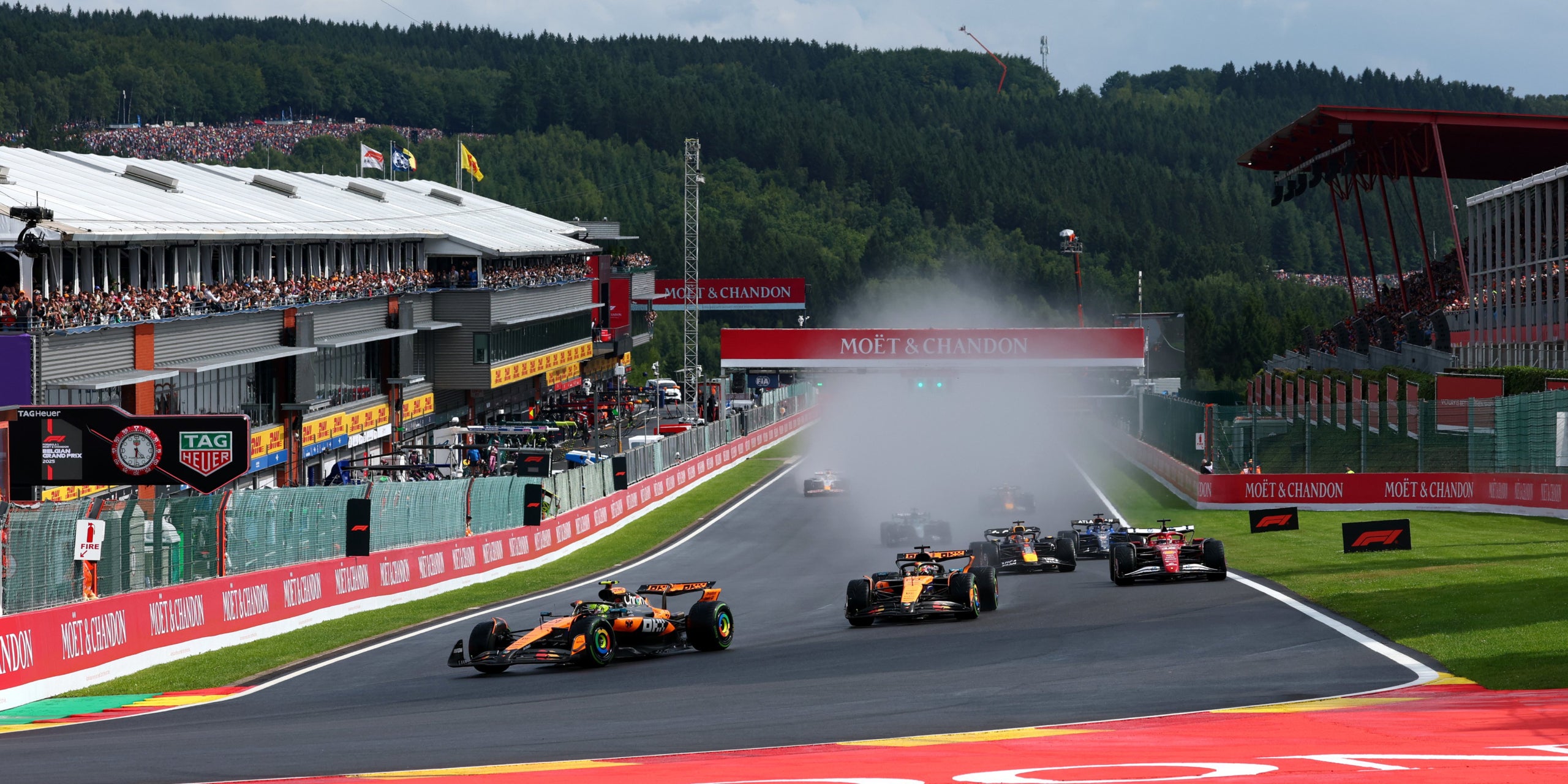 El GP de Bélgica 2025 ha tingut l'àigua com a protagonista | X Formula 1