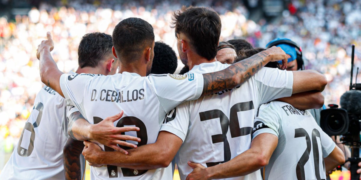 Los jugadores del Madrid, celebrando un gol en el Mundial de Clubes | Real Madrid CF