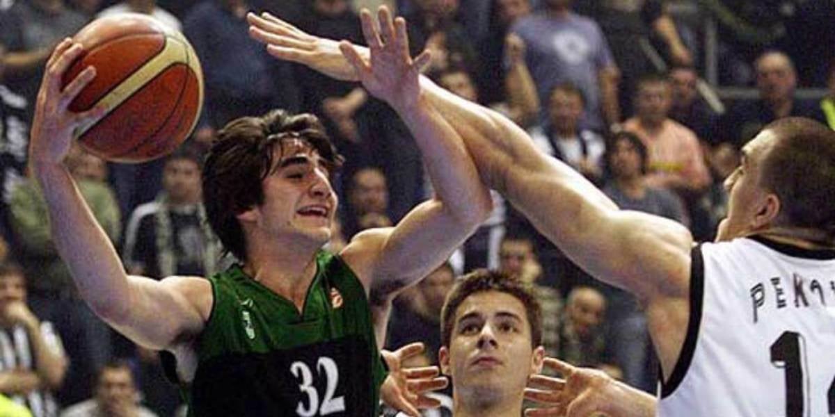 Ricky Rubio, durant un partit de la Penya | Club Joventut Badalona