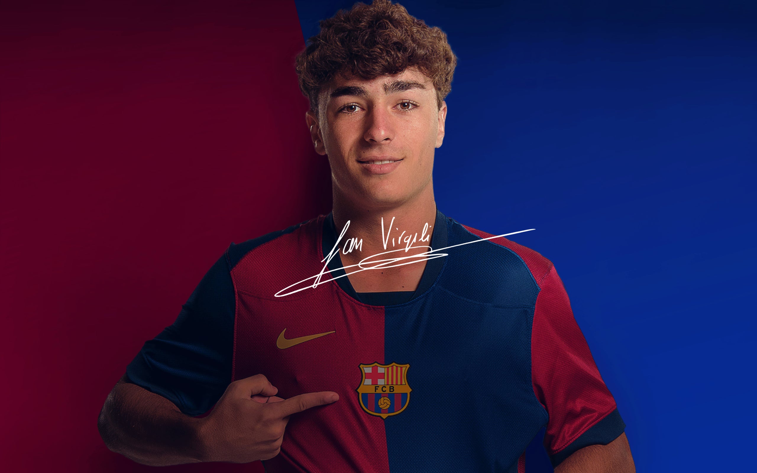 Jan Virgili, un dels jugadors sobre els quals hi ha més expectatives en aquesta gira de pretemporada | FC Barcelona