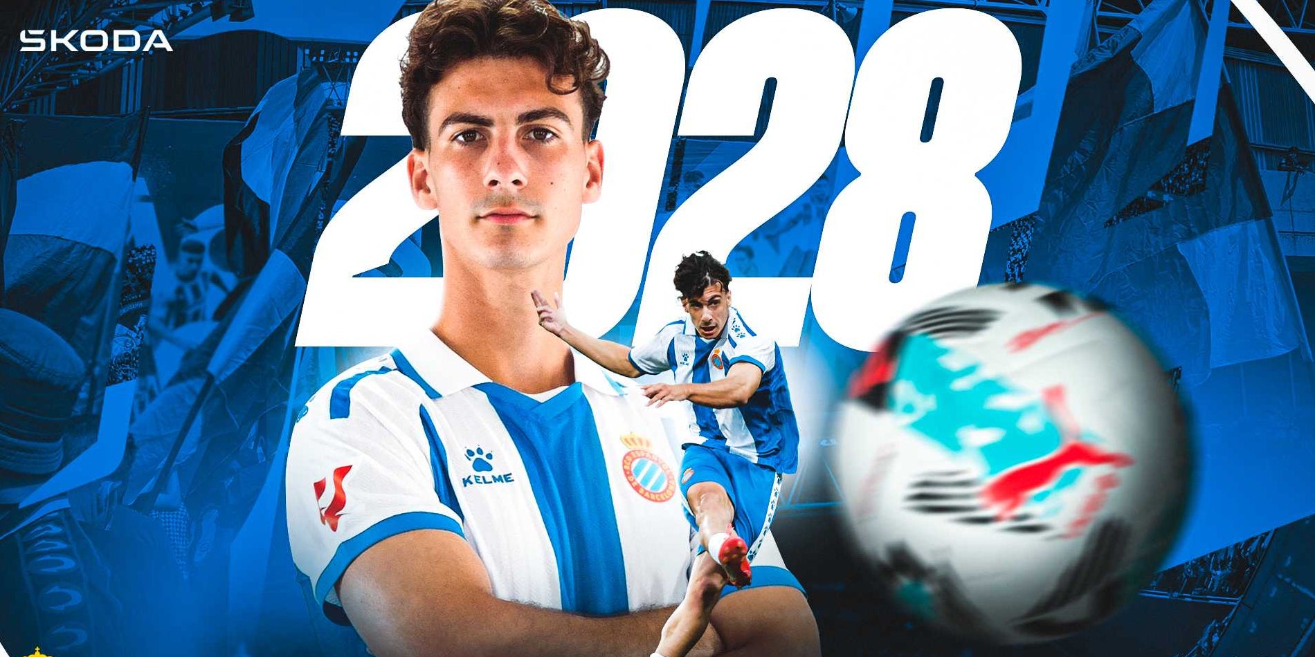 Montaje con la renovación de Antoniu Roca hasta 2028 | RCD Espanyol