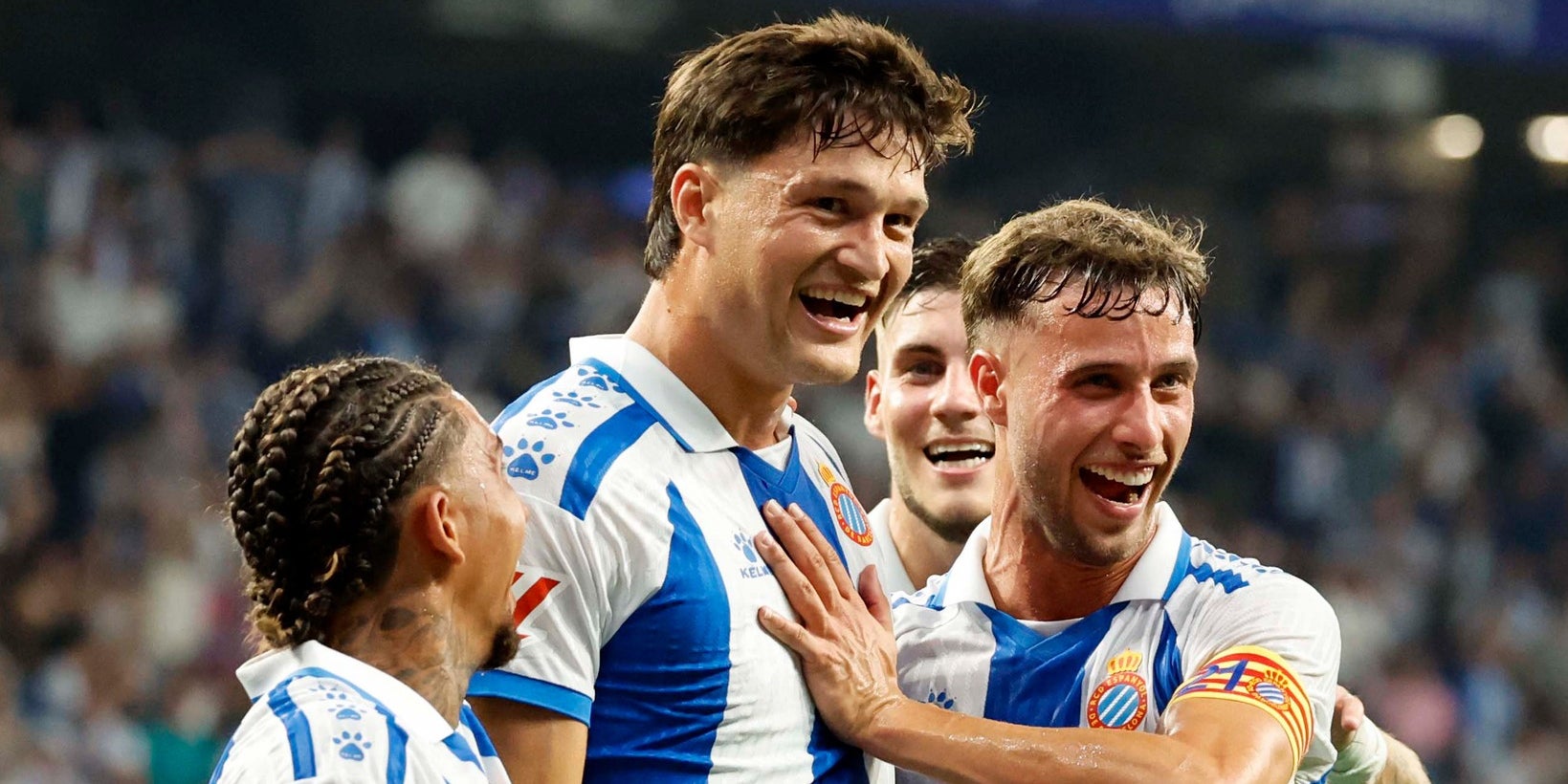 Los jugadores del Espanyol, celebrando un gol ante el Atlético de Madrid | RCD Espanyol