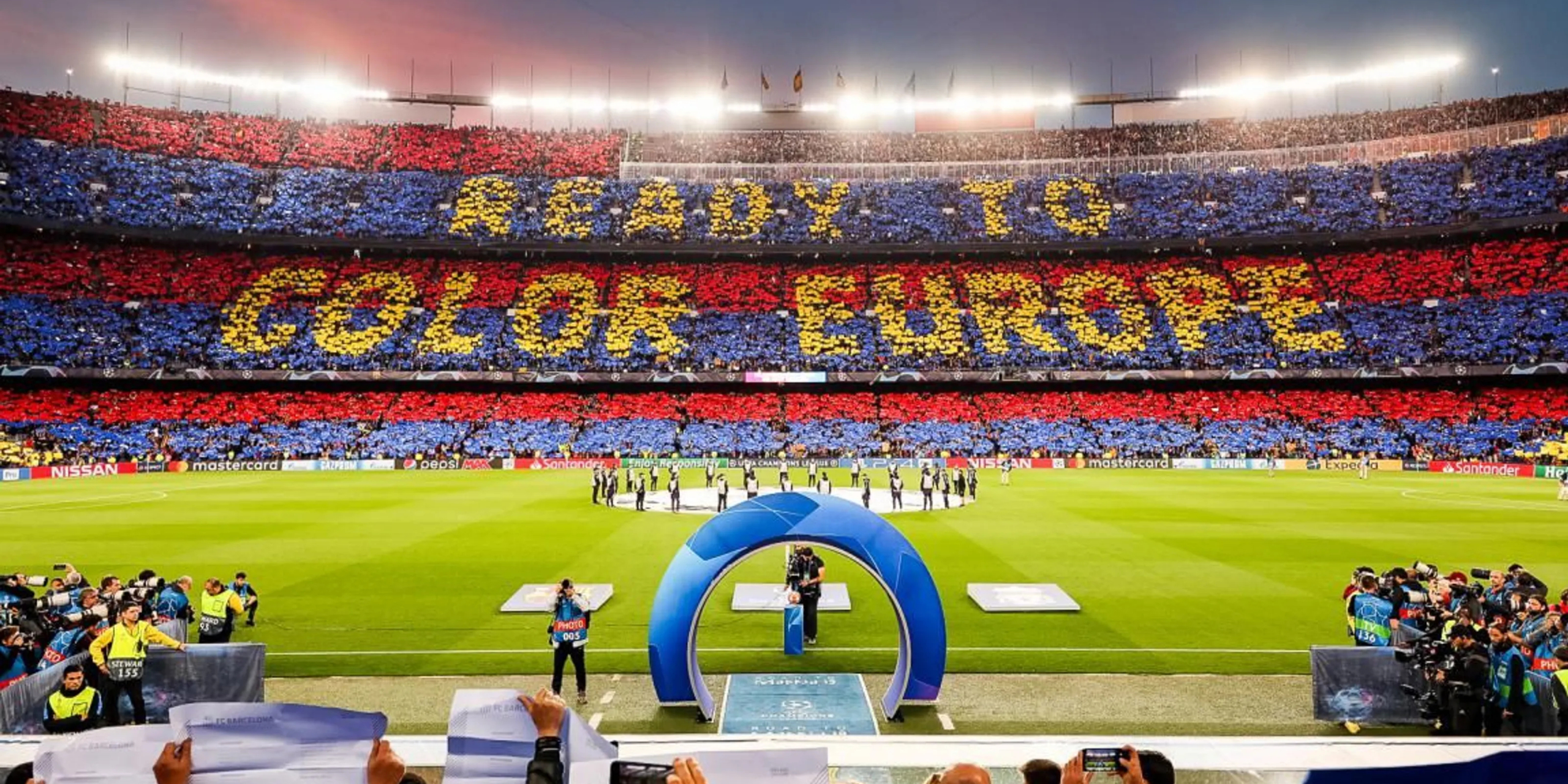 El Camp Nou, abans d'un partit de Champions | FC Barcelona