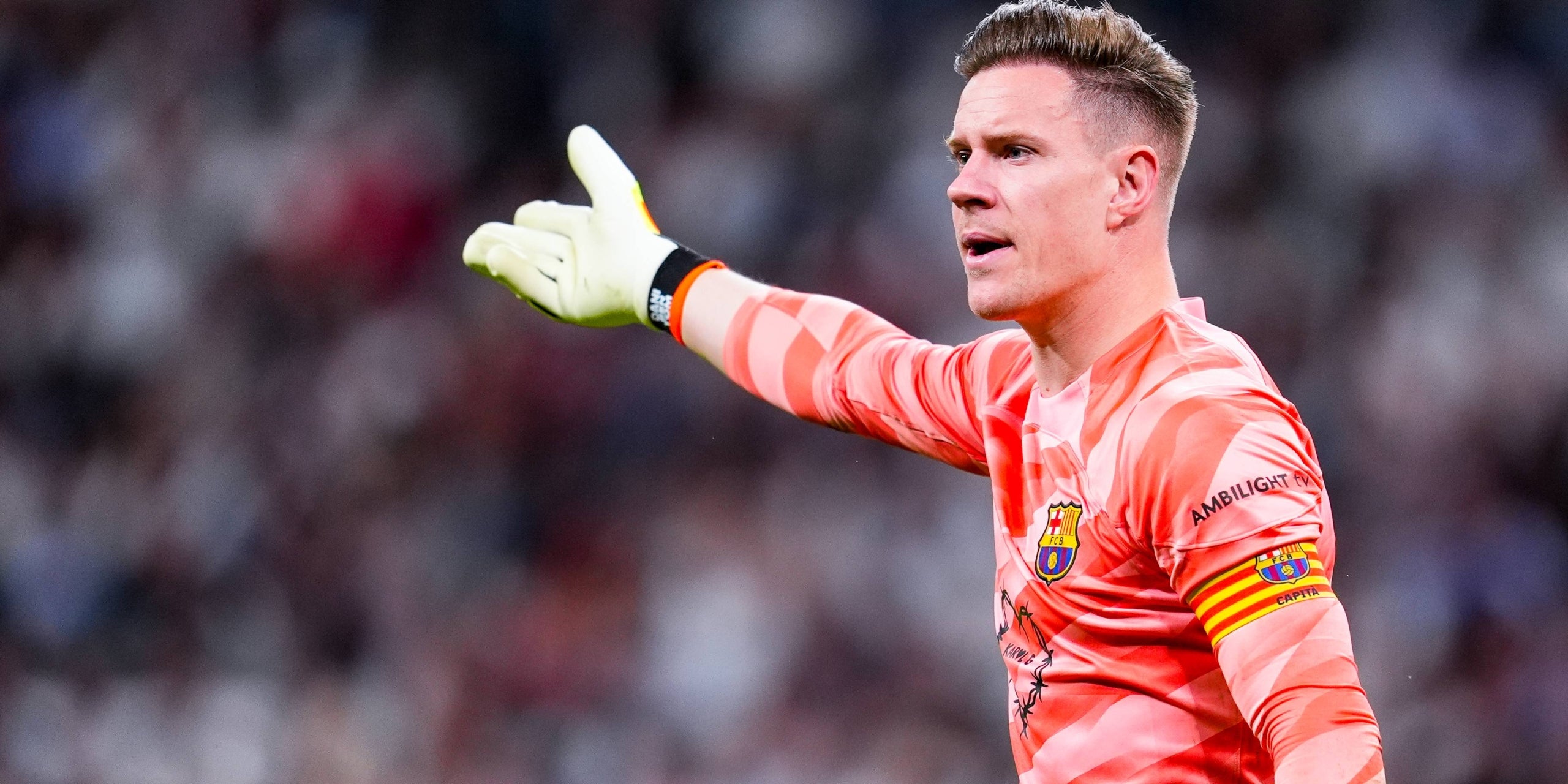 Ter Stegen, con el brazalete de capitán del Barça | Europa Press