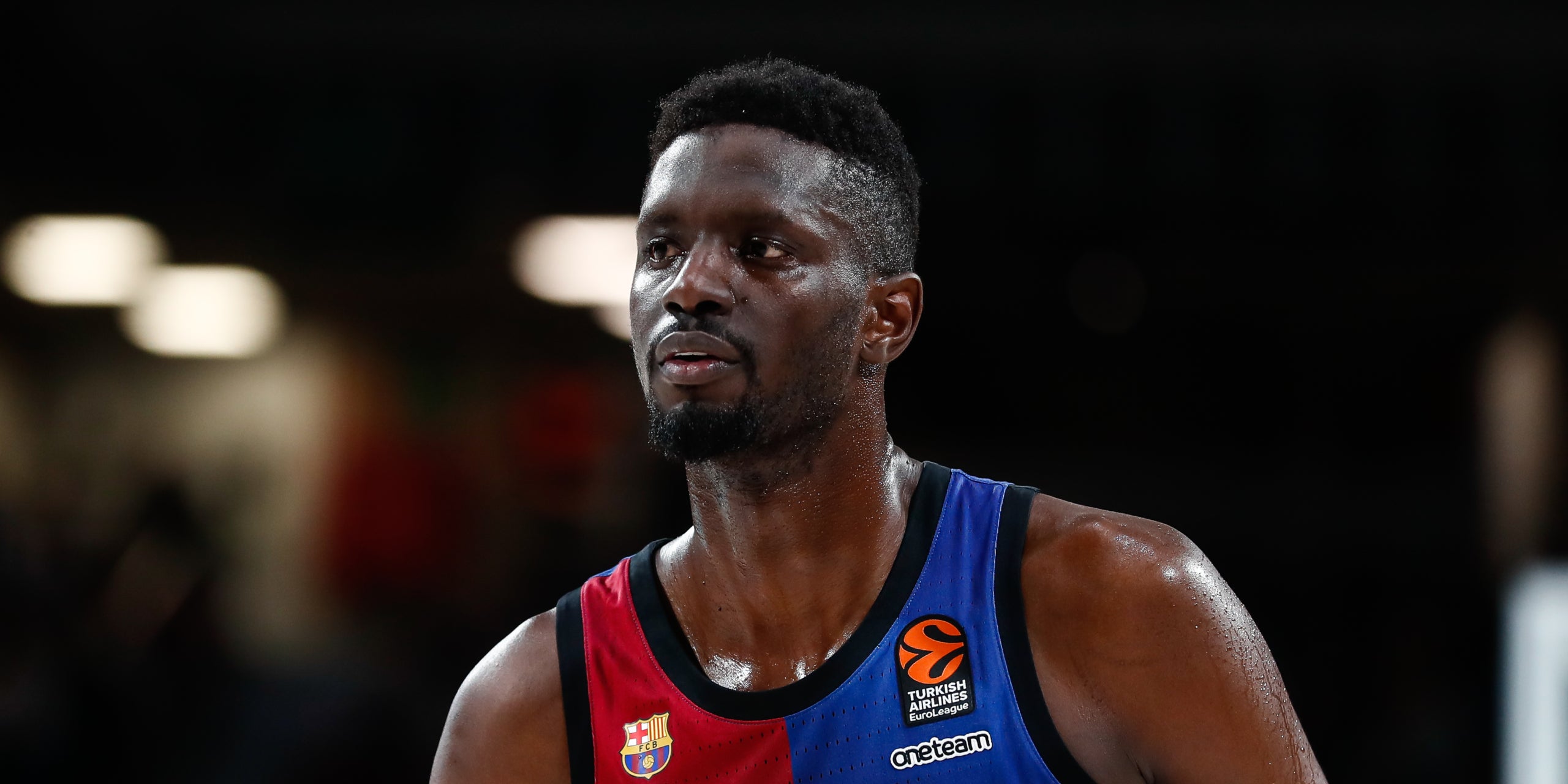 Youssoupha Fall, durante un partido con el Barça | Europa Press