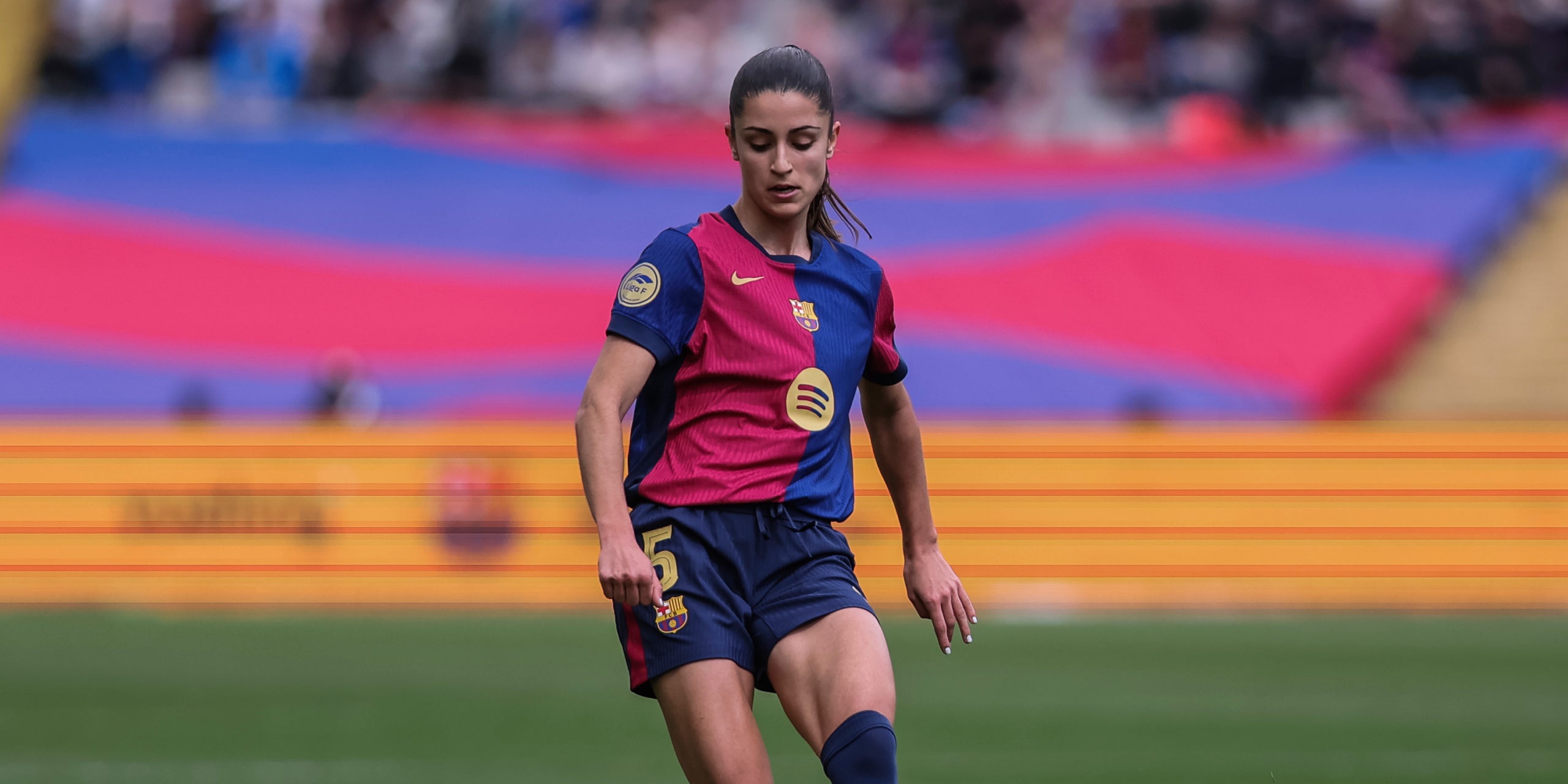 Jana Fernàndez, durante un partido con el Barça | Europa Press