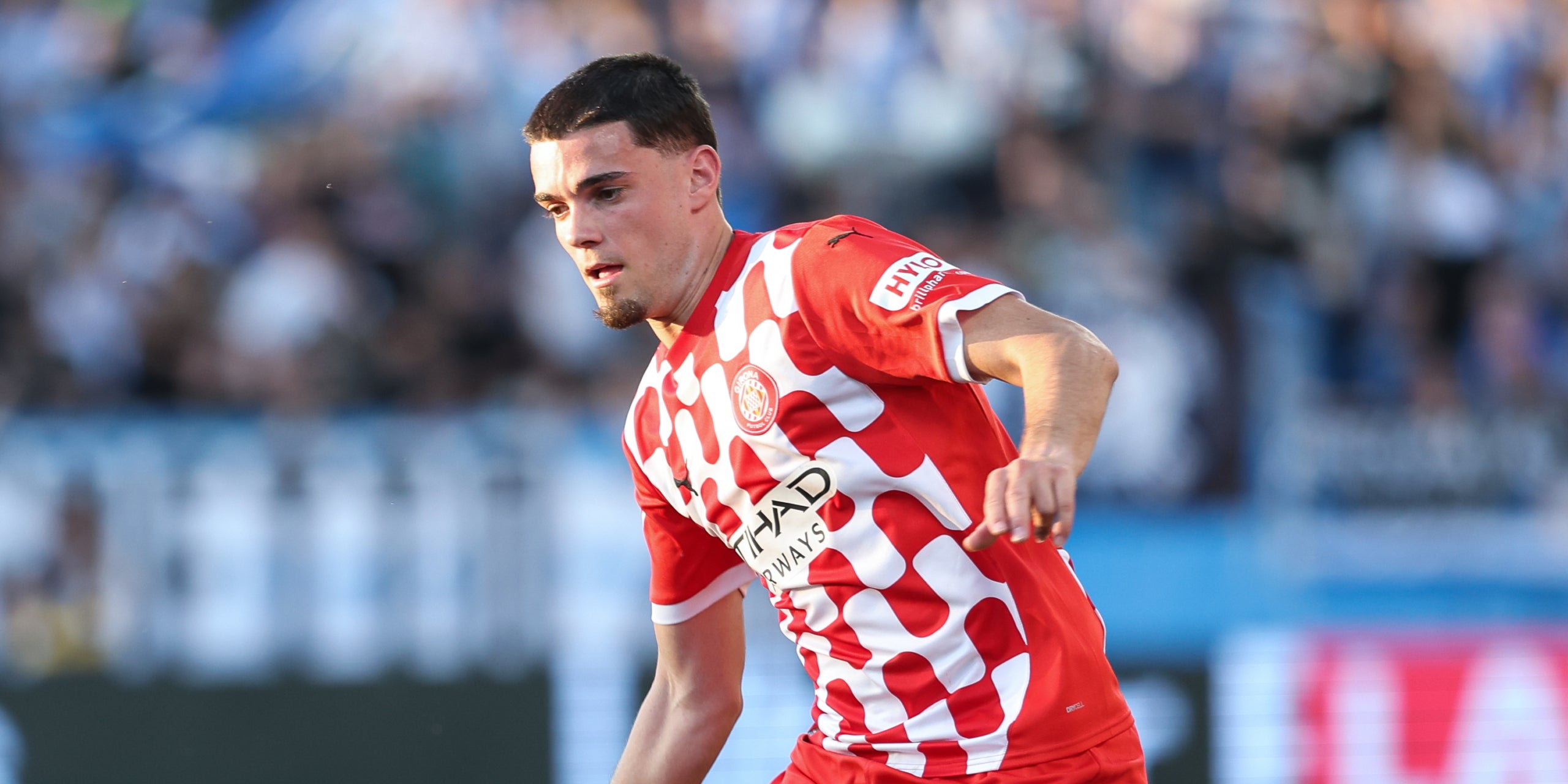 Miguel Gutiérrez, durante un partido con el Girona | Europa Press