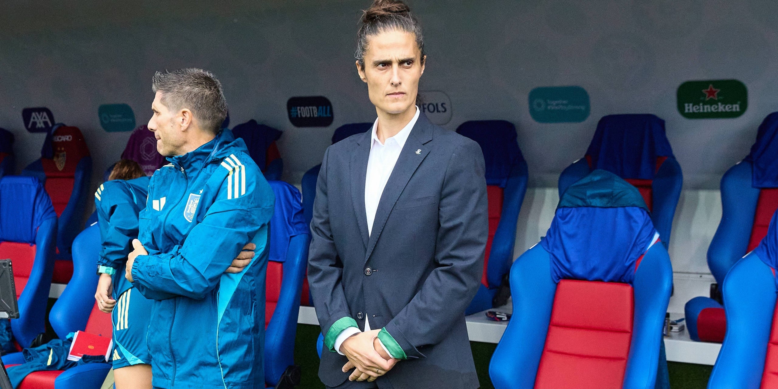 Montse Tomé, en uno de sus últimos partidos al frente de la selección española | Europa Press