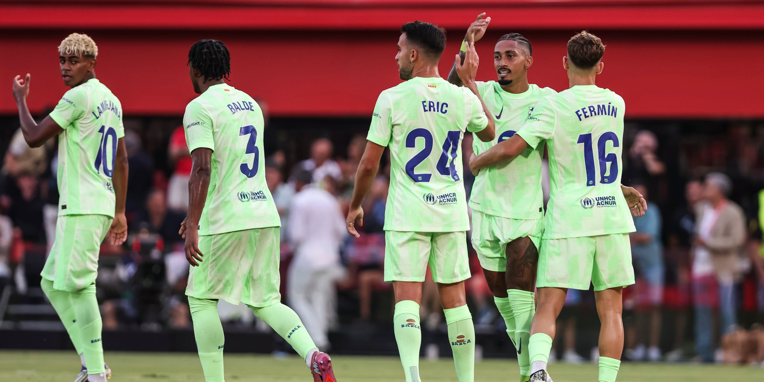 Los jugadores del Barça, celebrando un gol contra el Mallorca | Europa Press