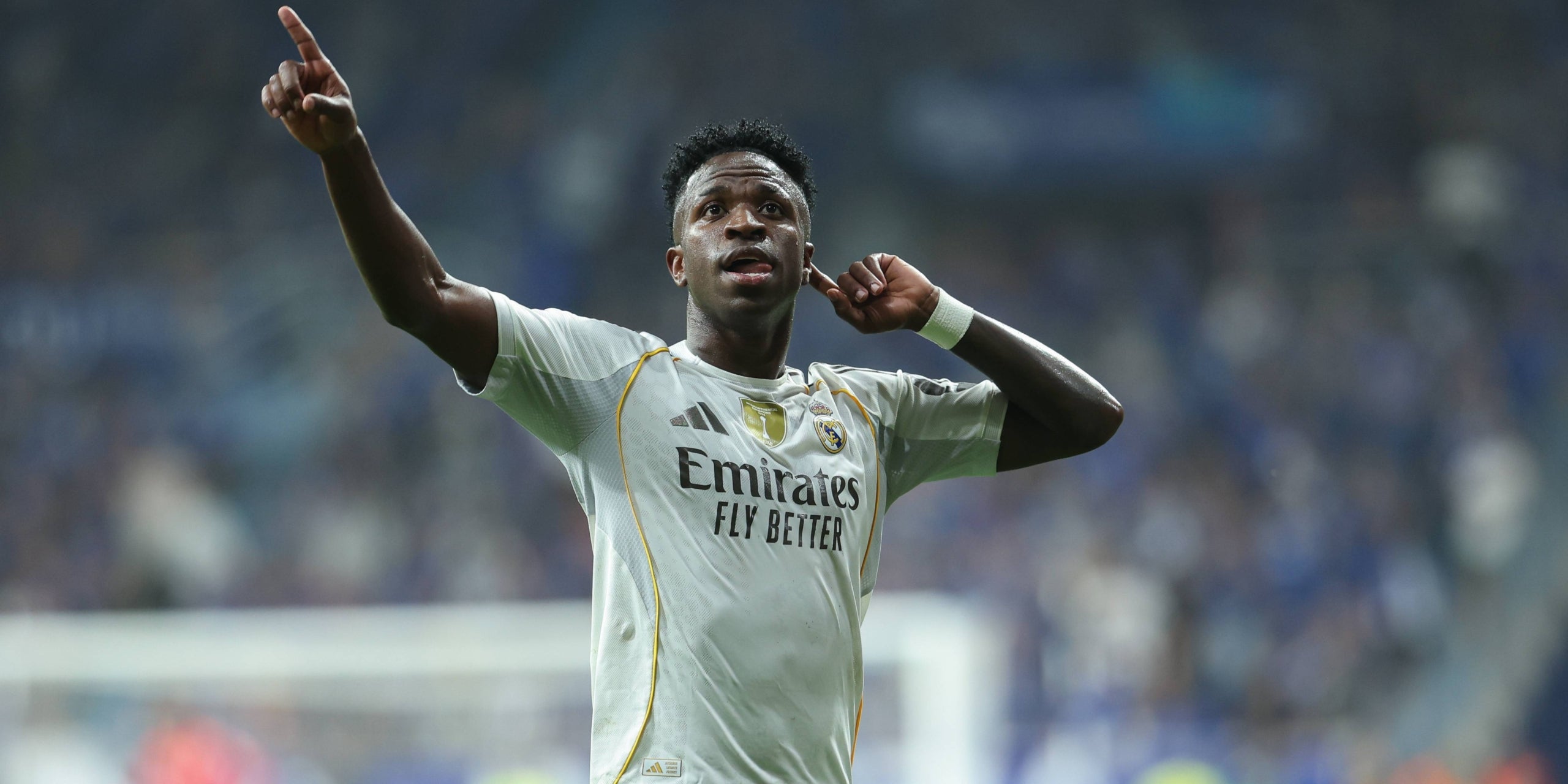 Vinicius, durante el partido contra el Oviedo | Europa Press