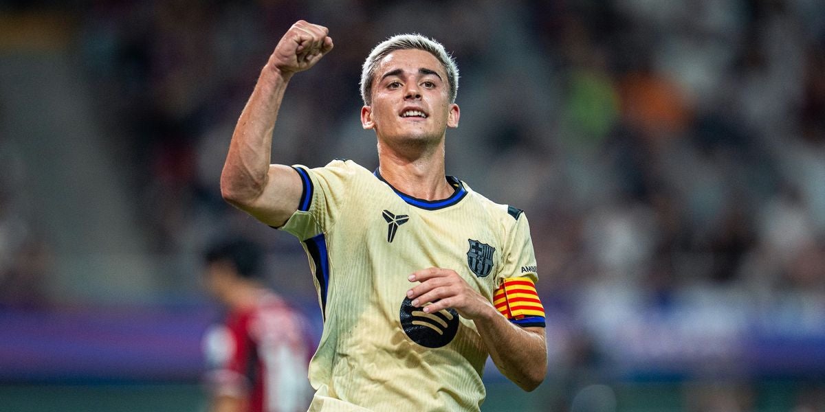 Gavi, durant el partit contra el Seoul de la gira asiàtica | FC Barcelona