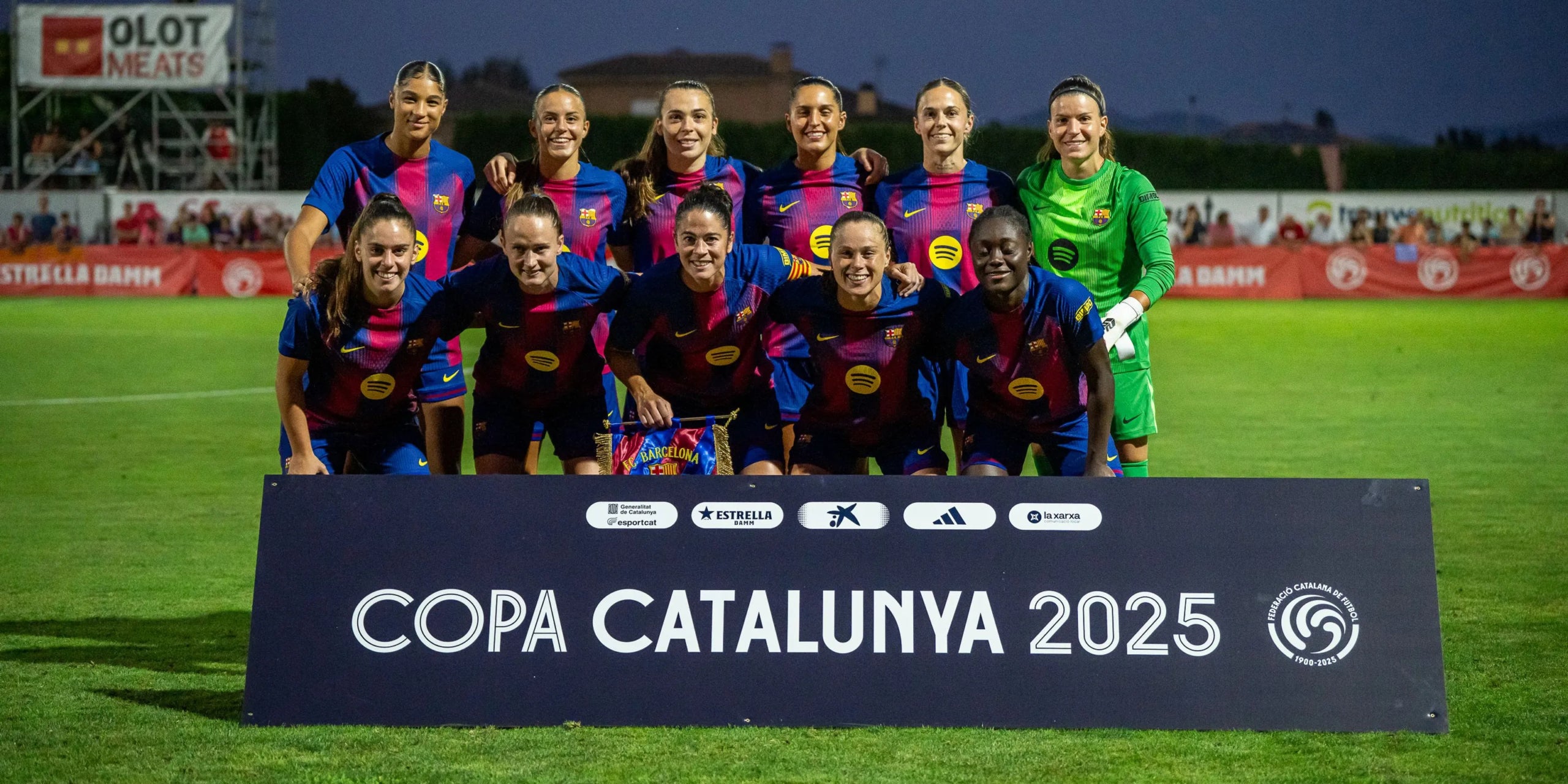 El primer equip femení del Barça, abans de la final de la Copa Catalunya | FC Barcelona